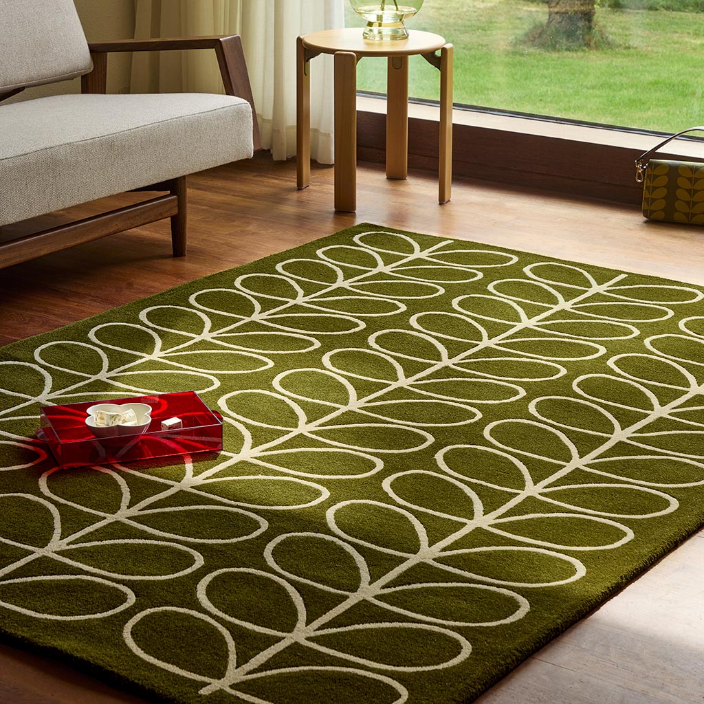 Dywan Linear Stem Olive | Rozmiar: 160 × 230 cm