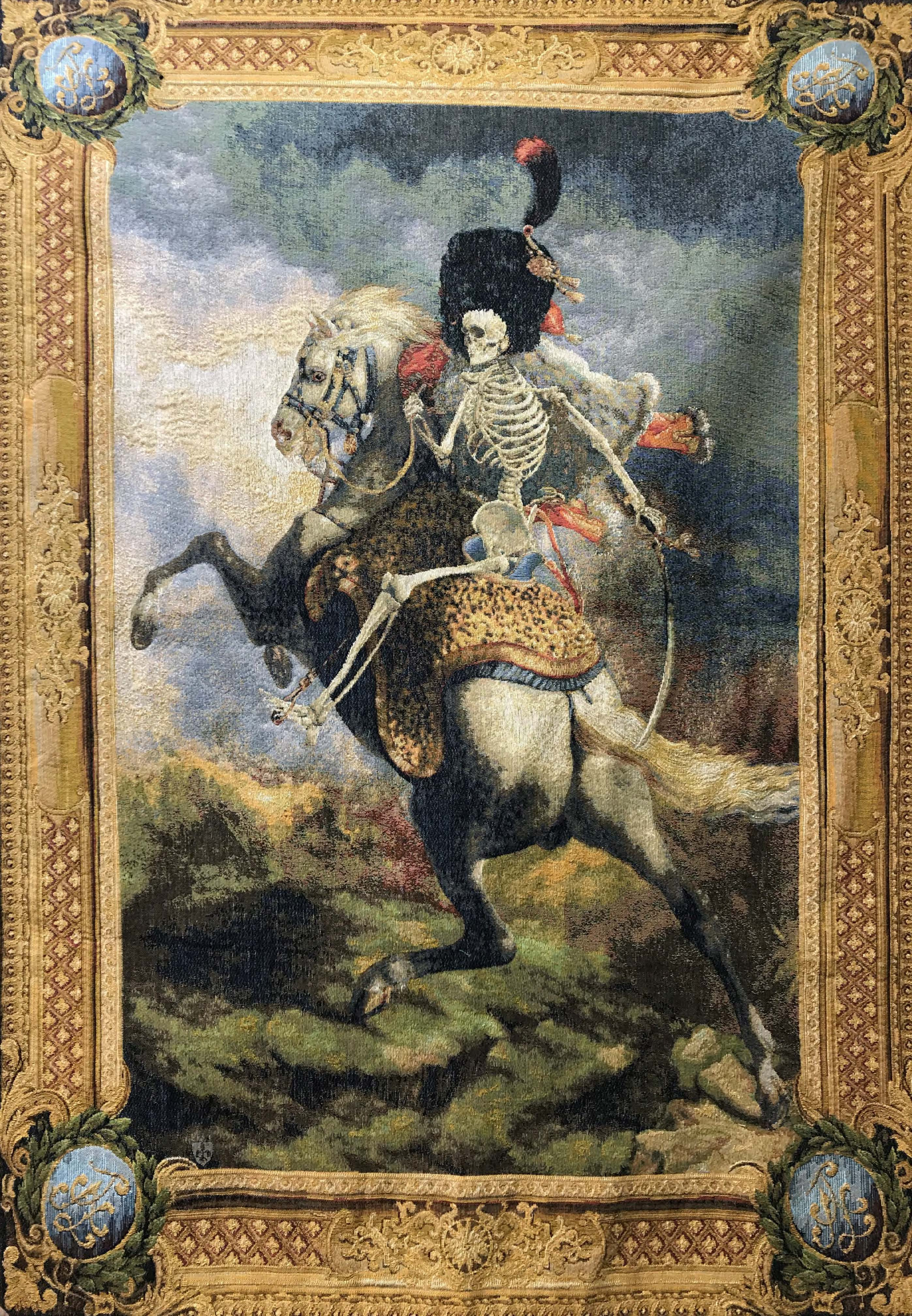 Gobelin Skeleton Rider | Rozmiar: 110 × 150 cm