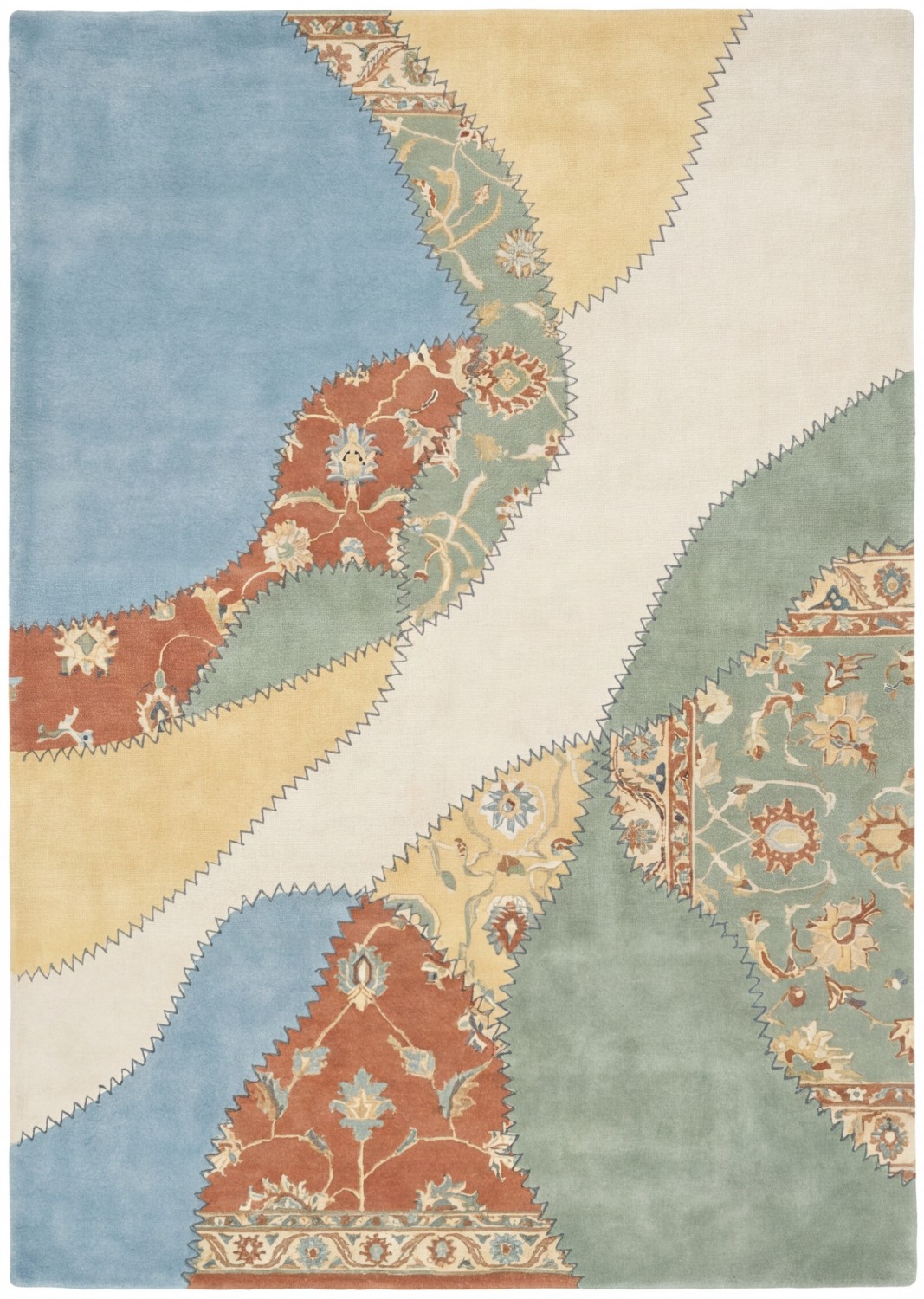 Dywan Pastel Collage Blue