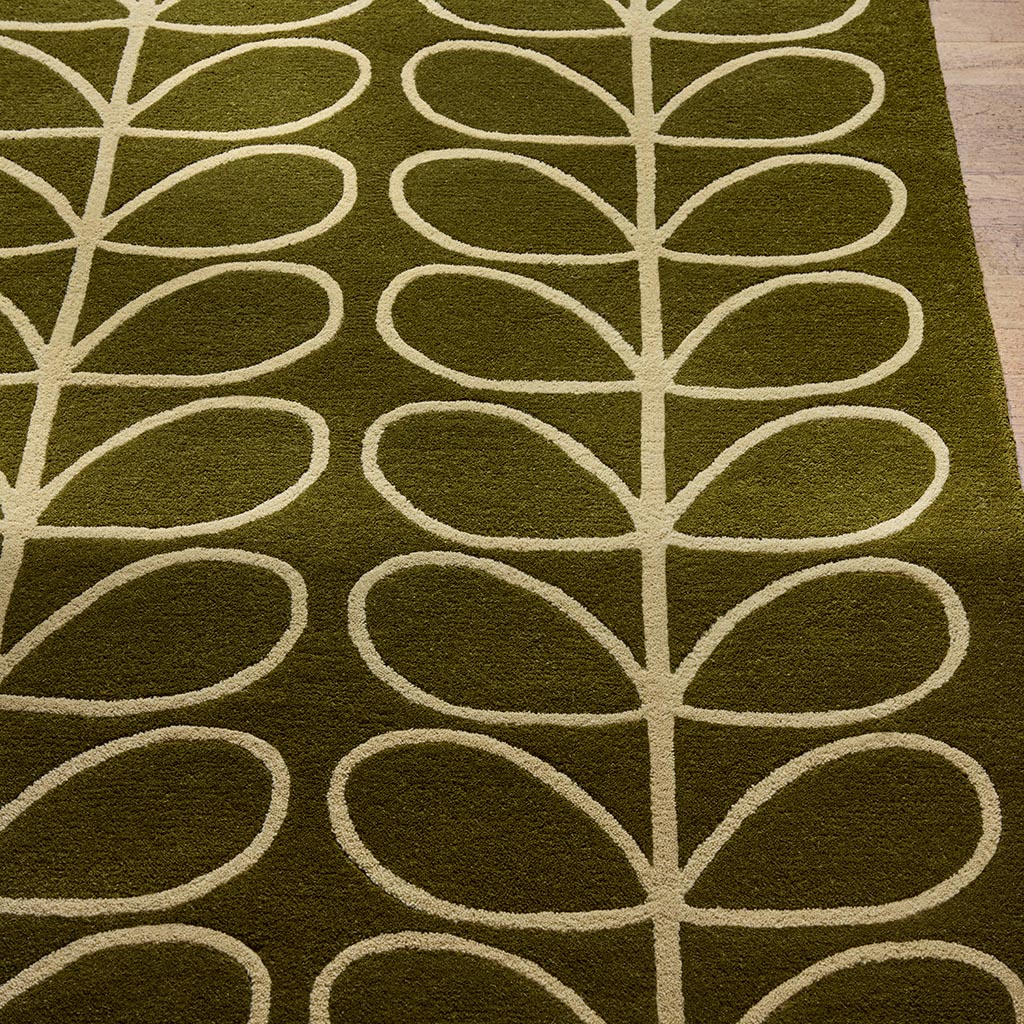 Dywan Linear Stem Olive | Rozmiar: 160 × 230 cm