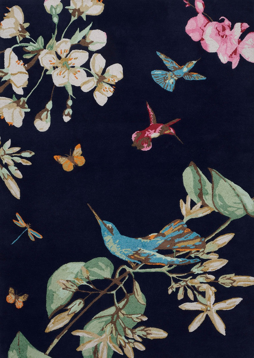 Dywan Hummingbird Navy 37818 | Rozmiar: 120 x 180 cm