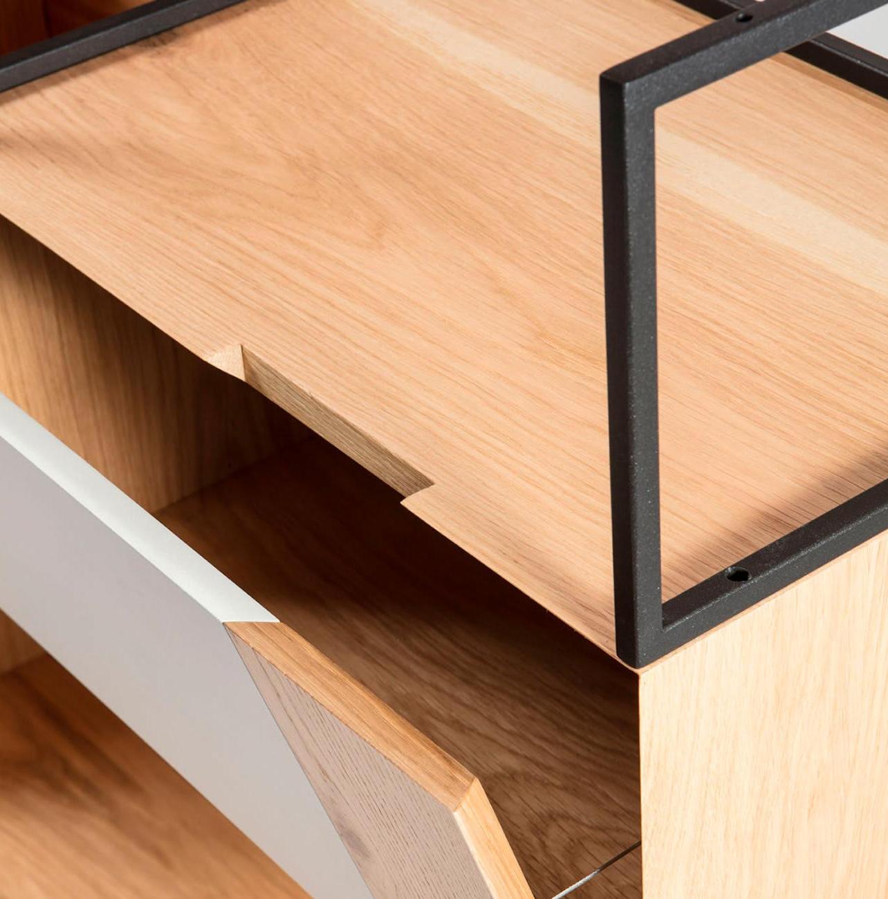 Otwarty Regał Drewniany