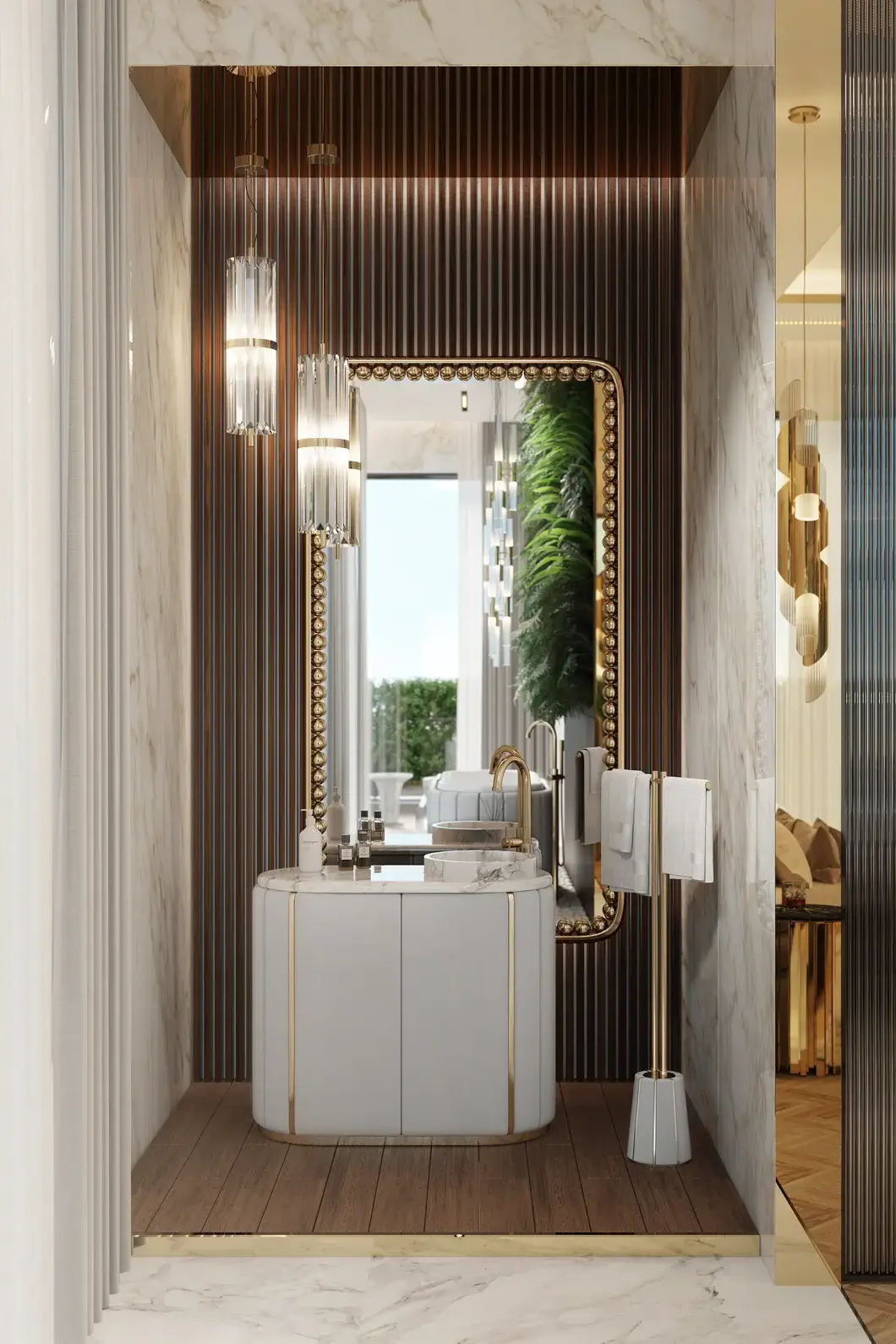 Lustro Orbit prostokątne