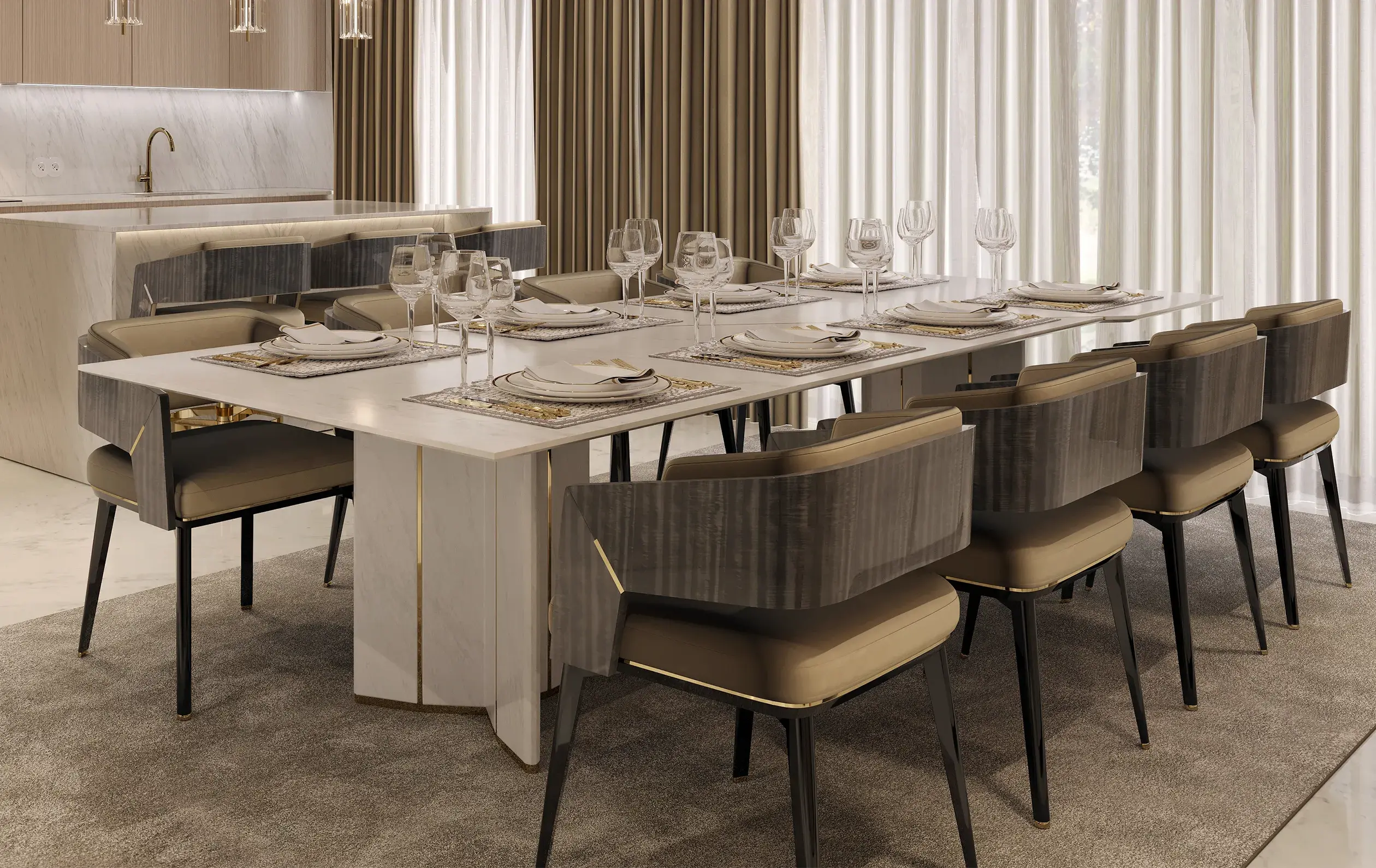 Krzesło jadalniane Crown II - 2