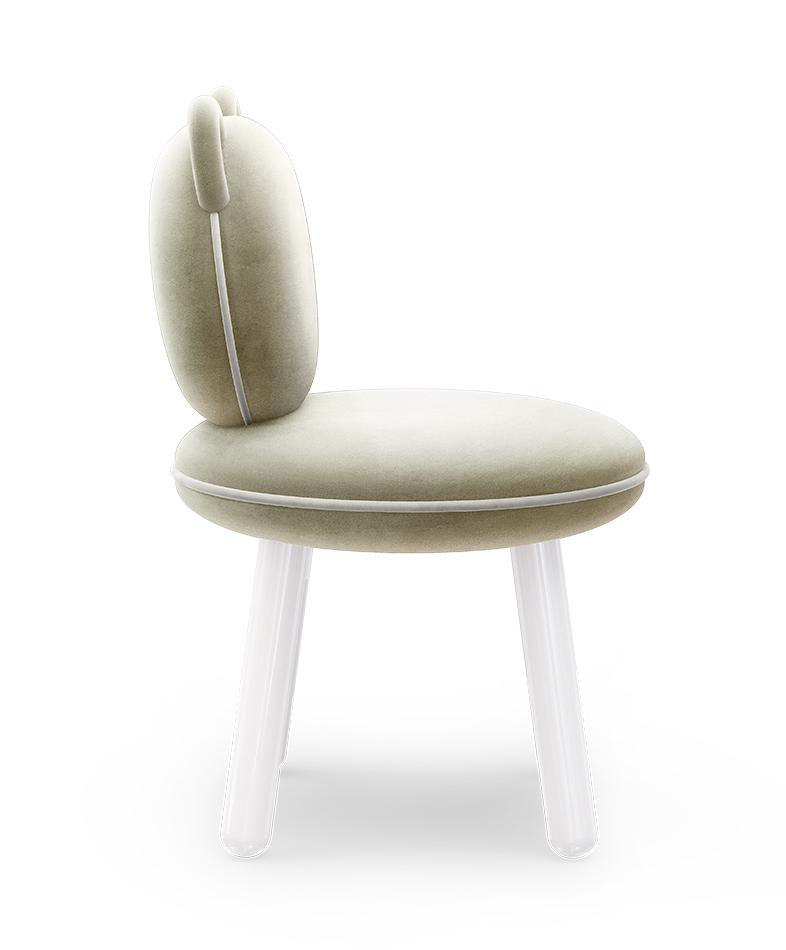 Kremowe krzesełko Fluffy Bear