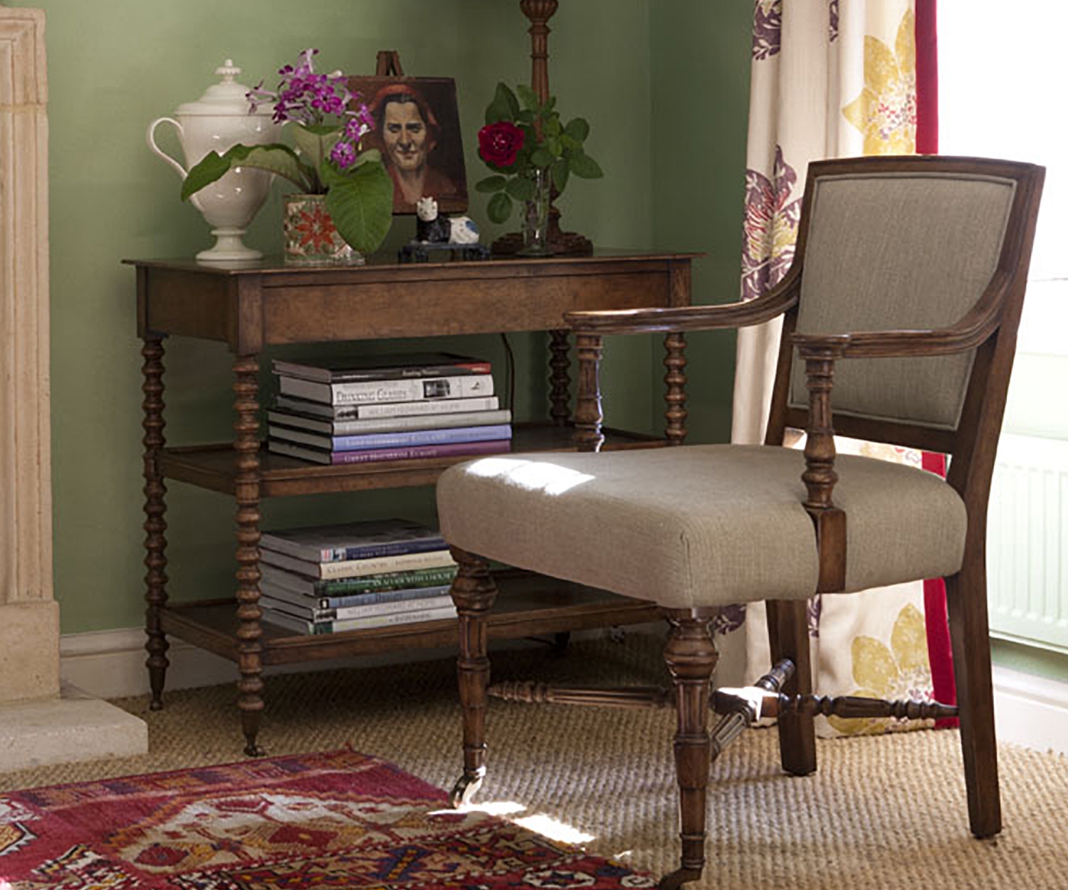 Stolik boczny Tormarton Grey Fruitwood