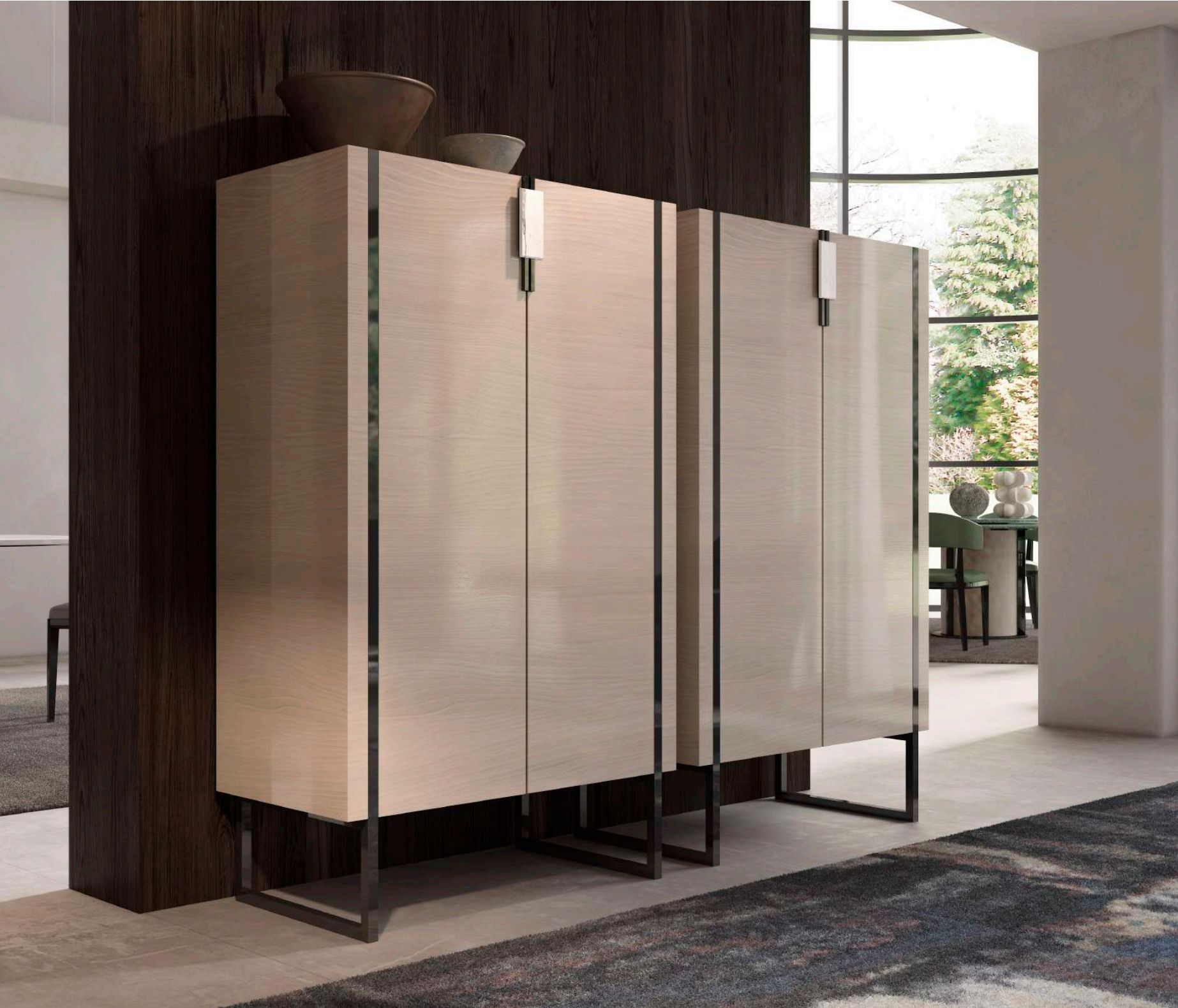 Szafka barowa z oświetleniem