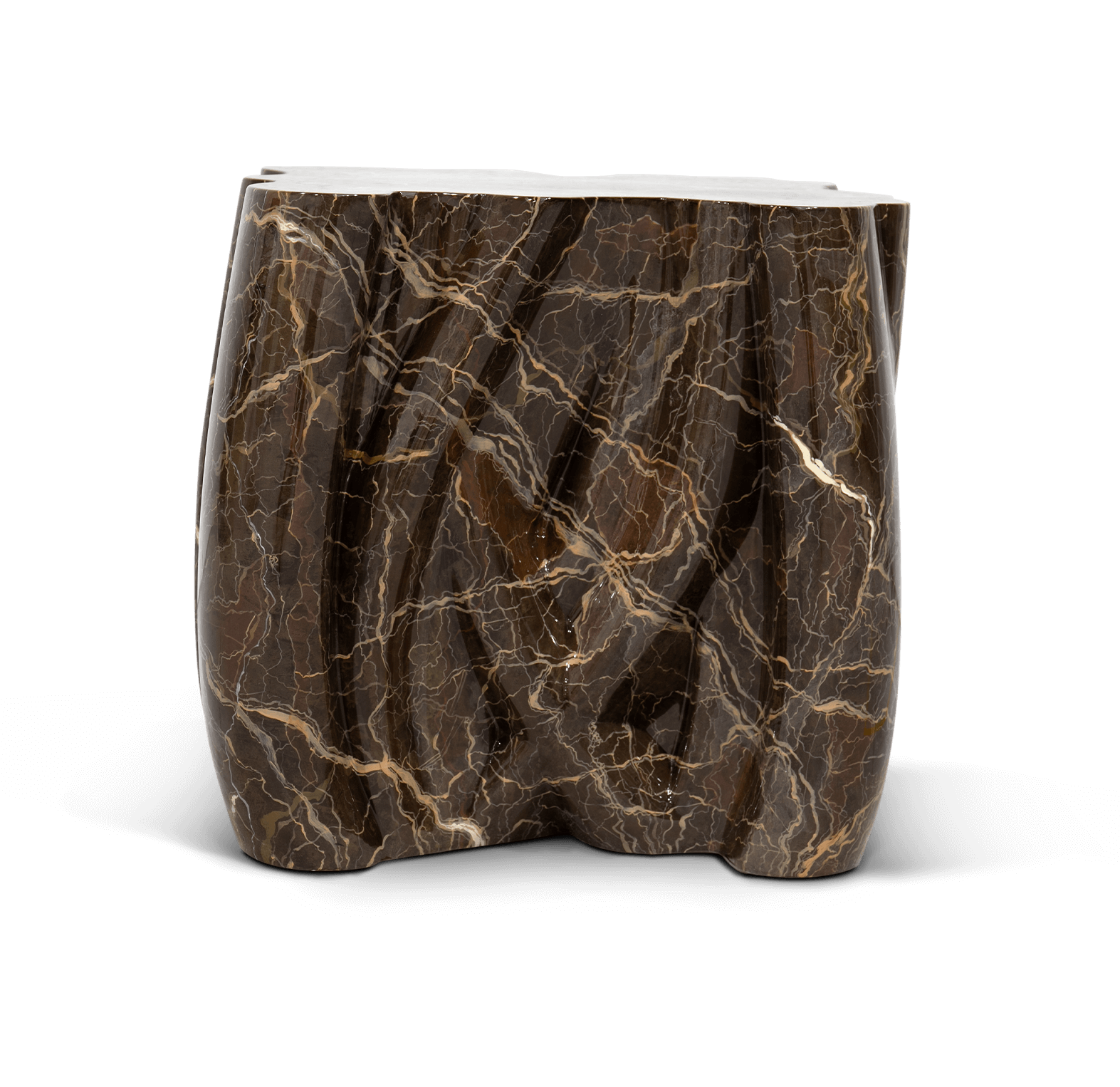 Brązowy stolik boczny Spectrum