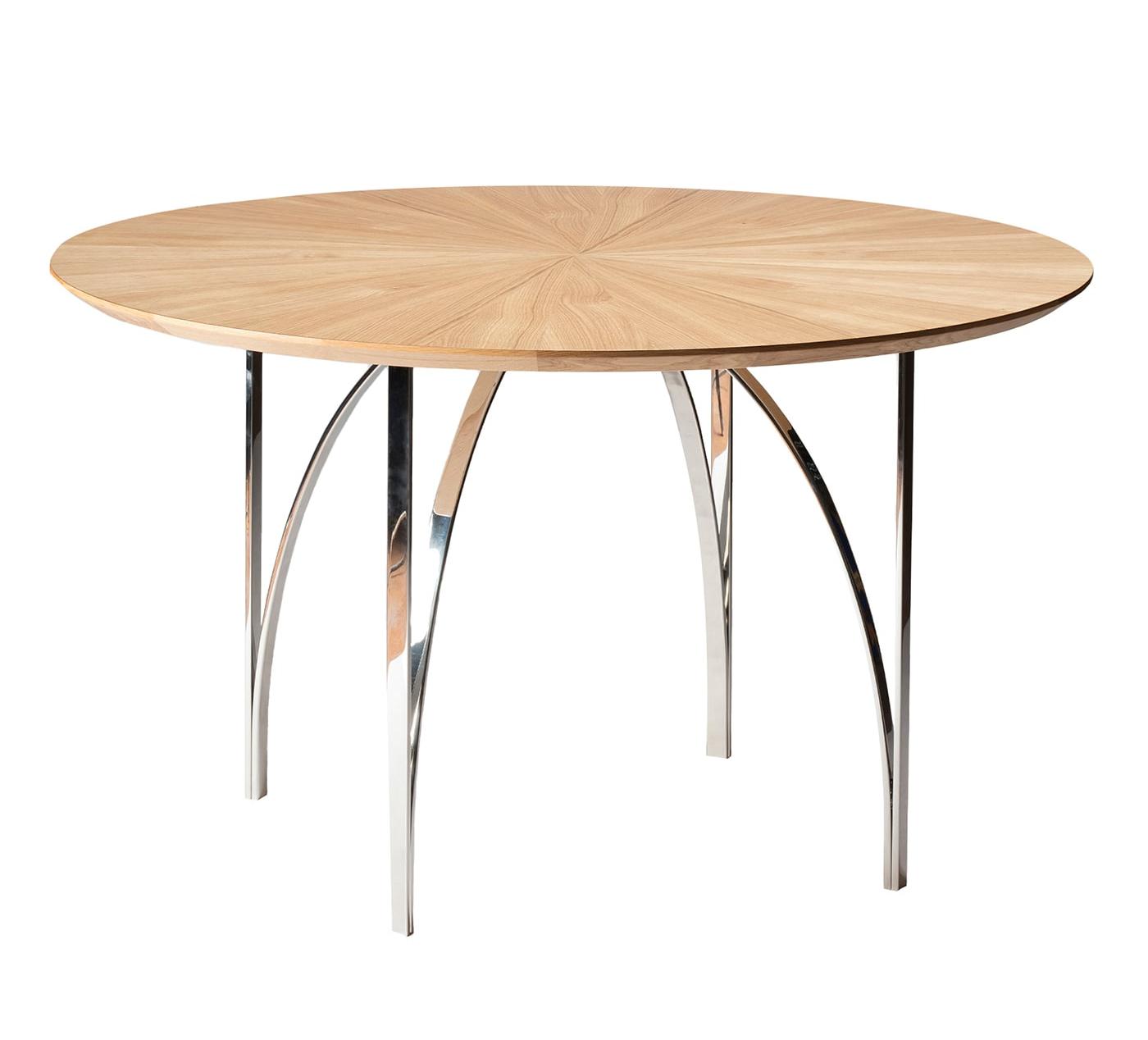 Okrągły Dębowy Stół Jadalny