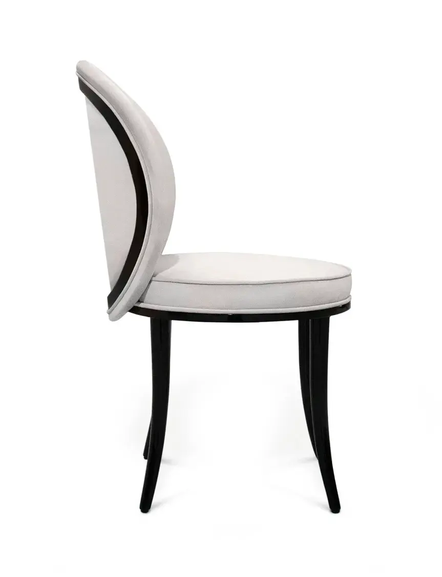 Krzesło jadalniane Mistral z tapicerowanym oparciem