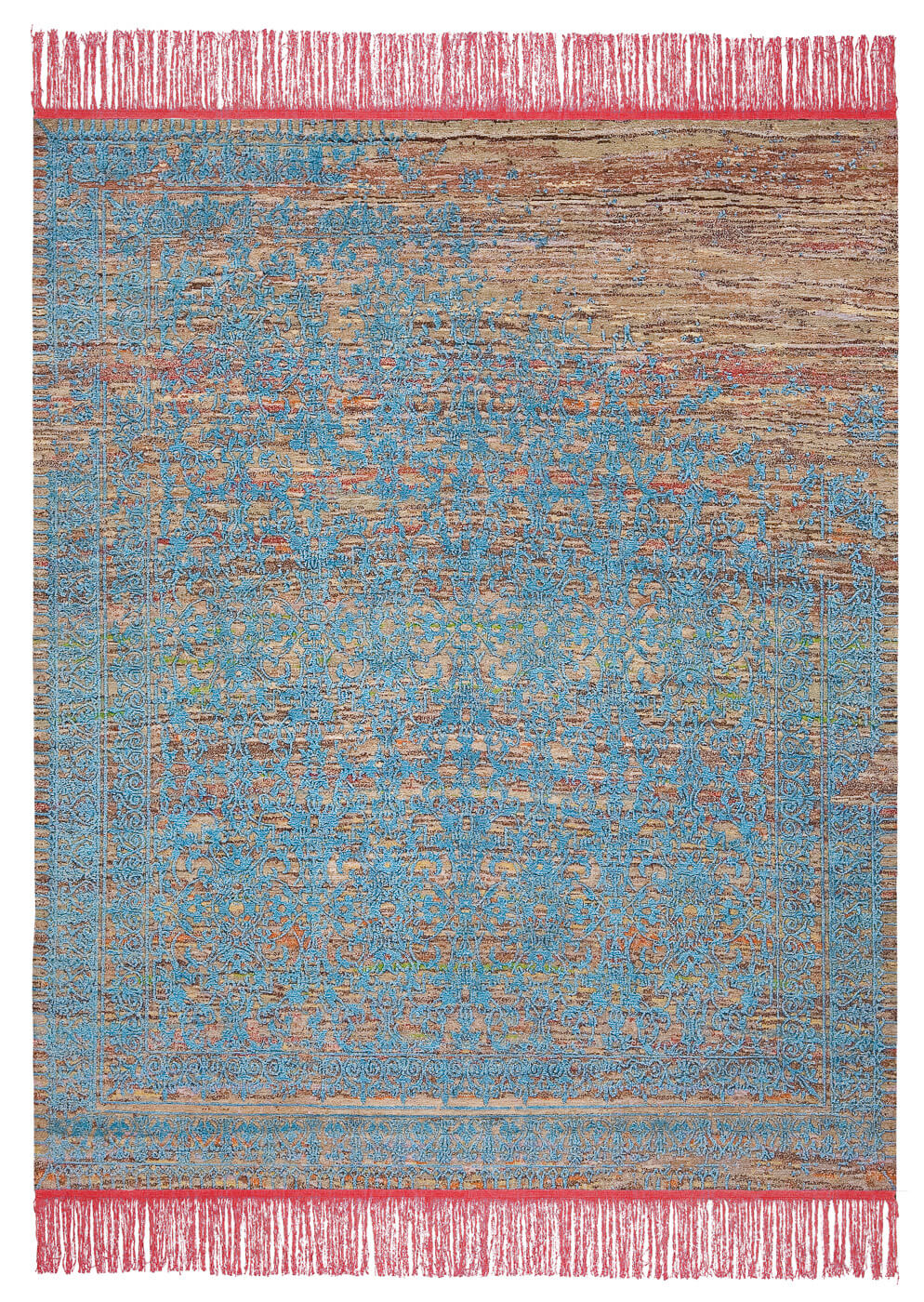 Dywan Ferrara Radi Rocked Pink Blue | Rozmiar: 300 x 400 cm