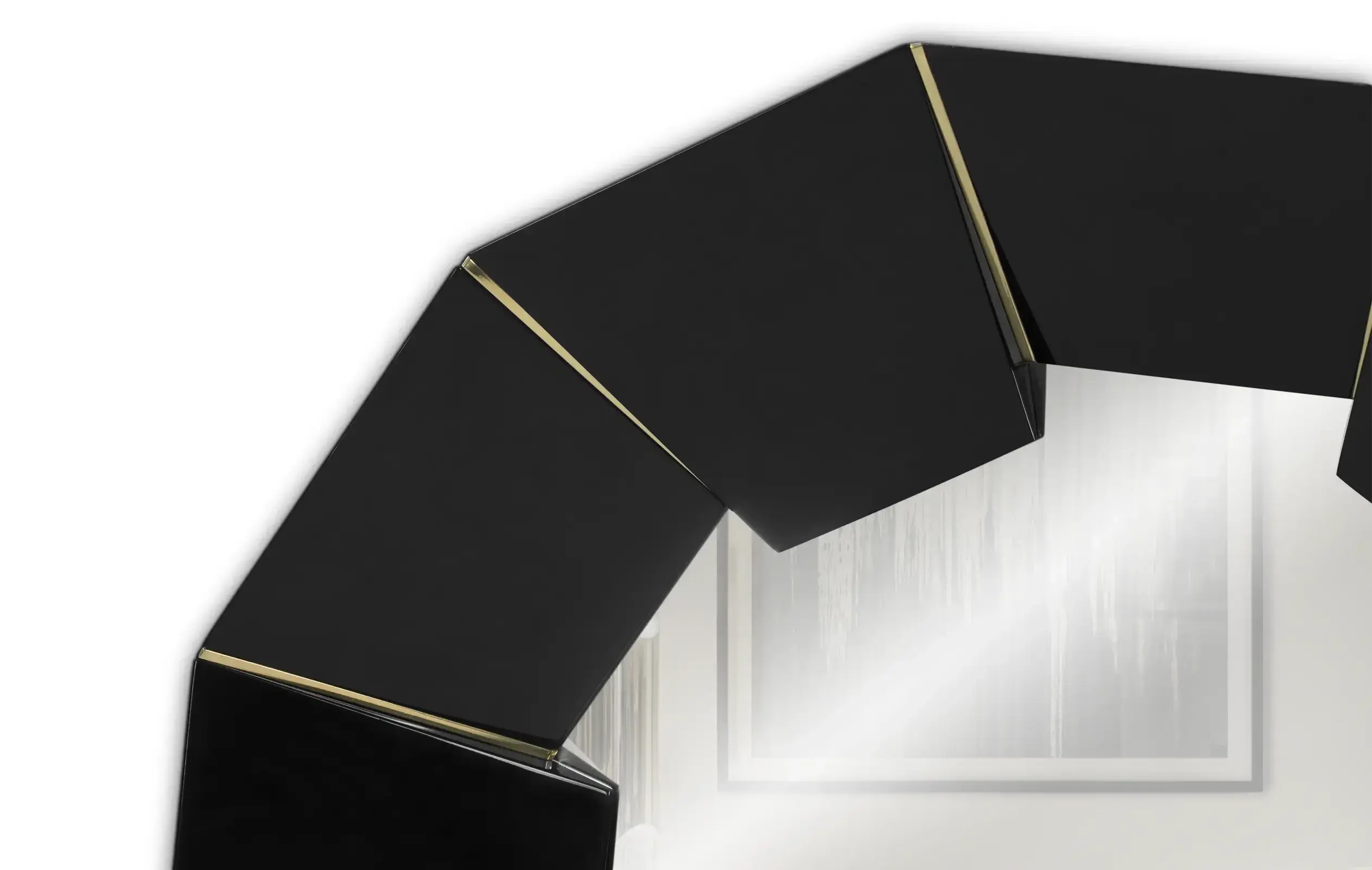 Lustro Radiance czarne