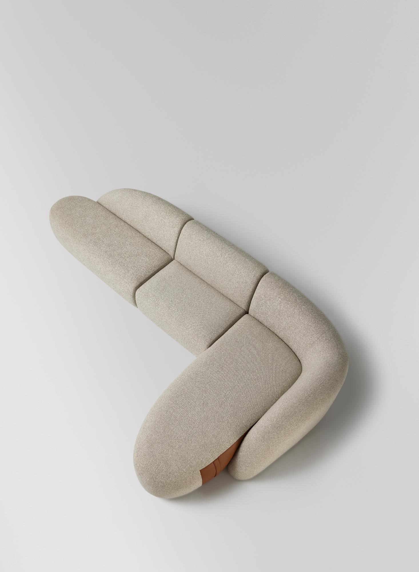 Beżowa sofa Beluga