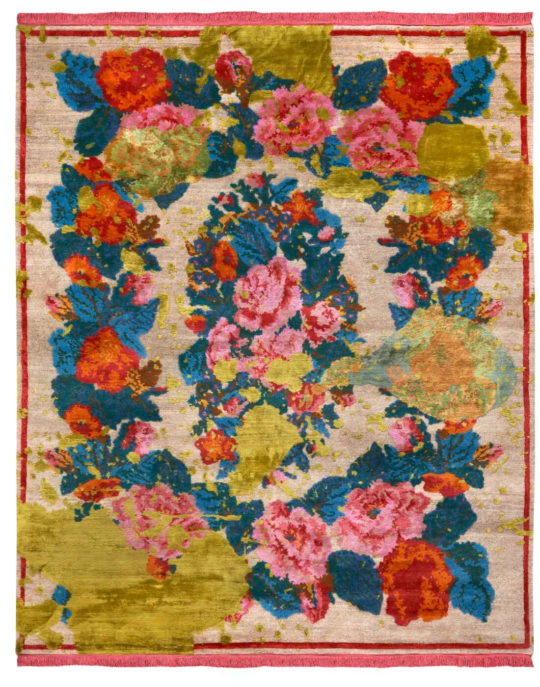 Dywan Janka Splashed Beige Green