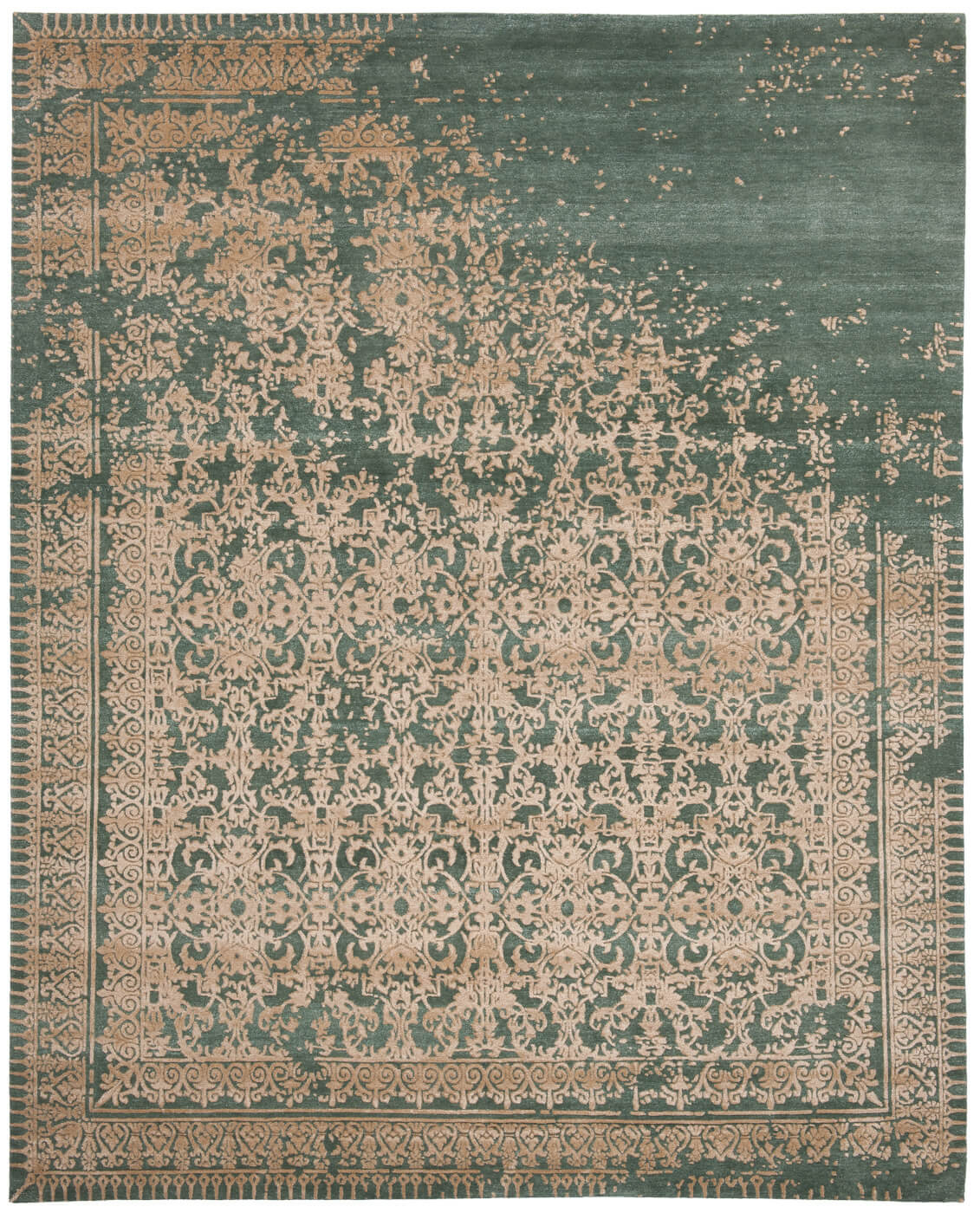 Dywan Ferrara Rocked Green | Rozmiar: 280 x 360 cm