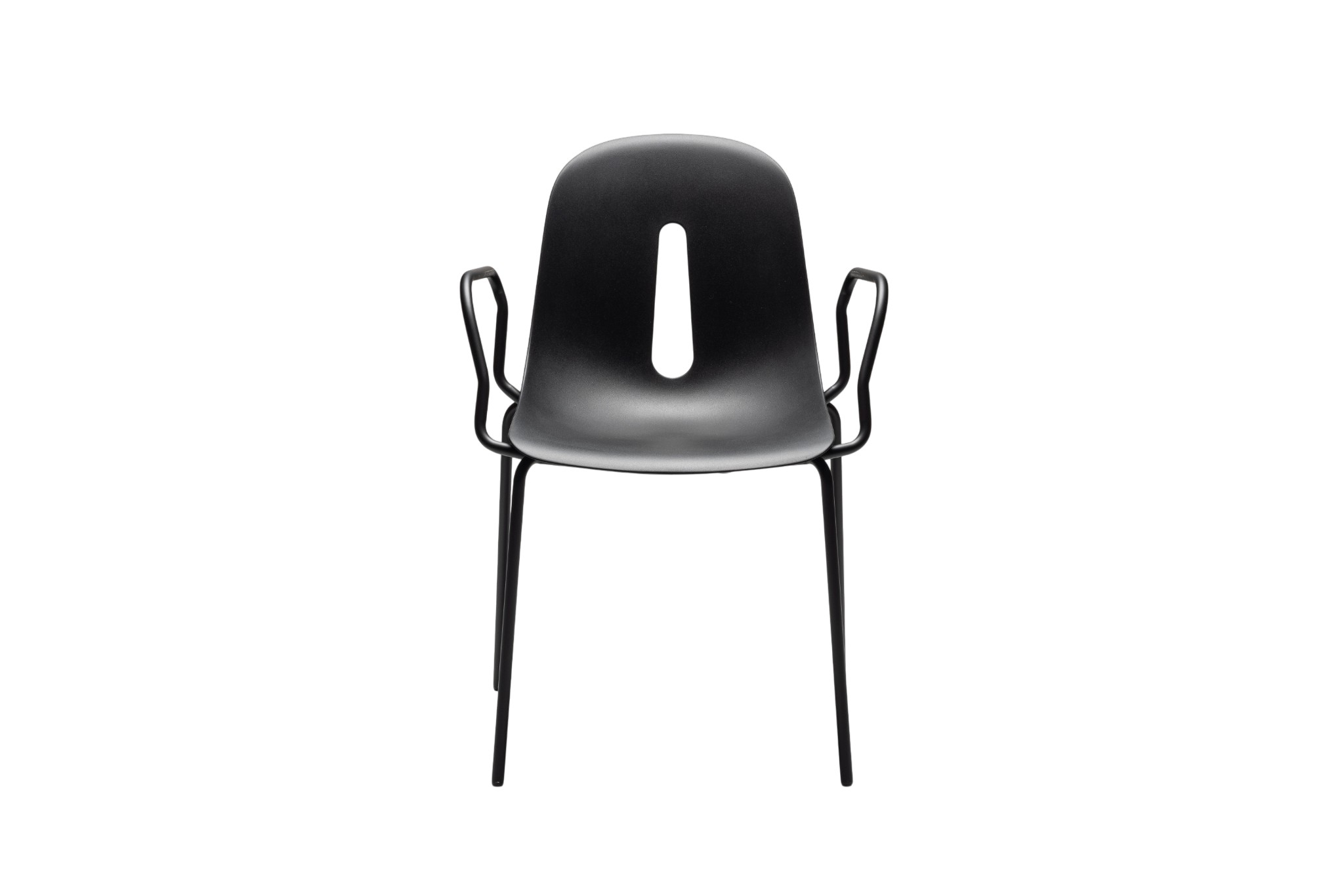 Czarne krzesło Gotham (zestaw 2 szt.)