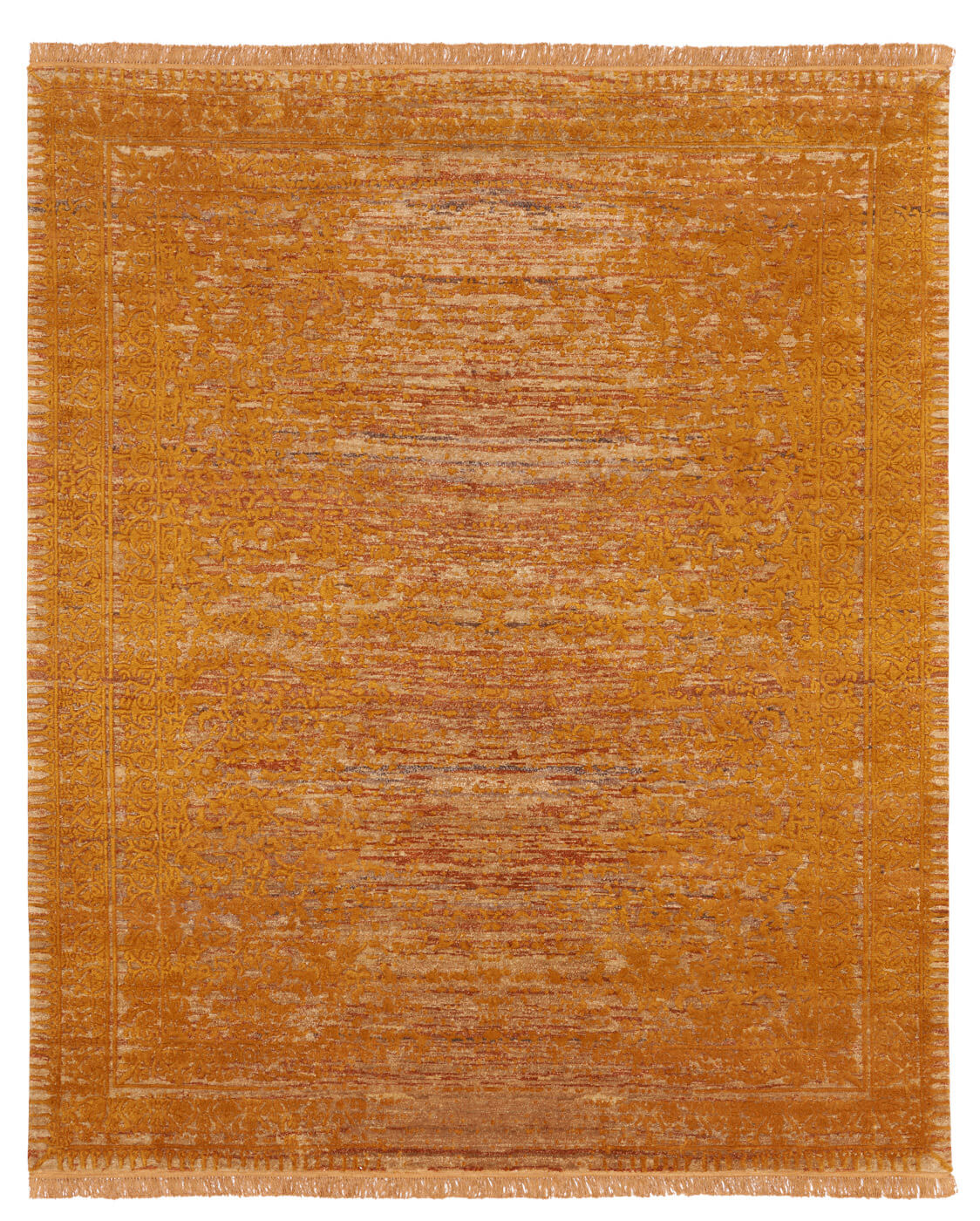 Dywan Ferrara Radi Stomped Reverse Brown Gold | Rozmiar: 250 x 300 cm