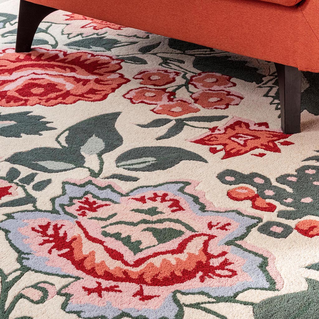 Dywan Wendling Floral Poppy Red | Rozmiar: 250 x 350 cm