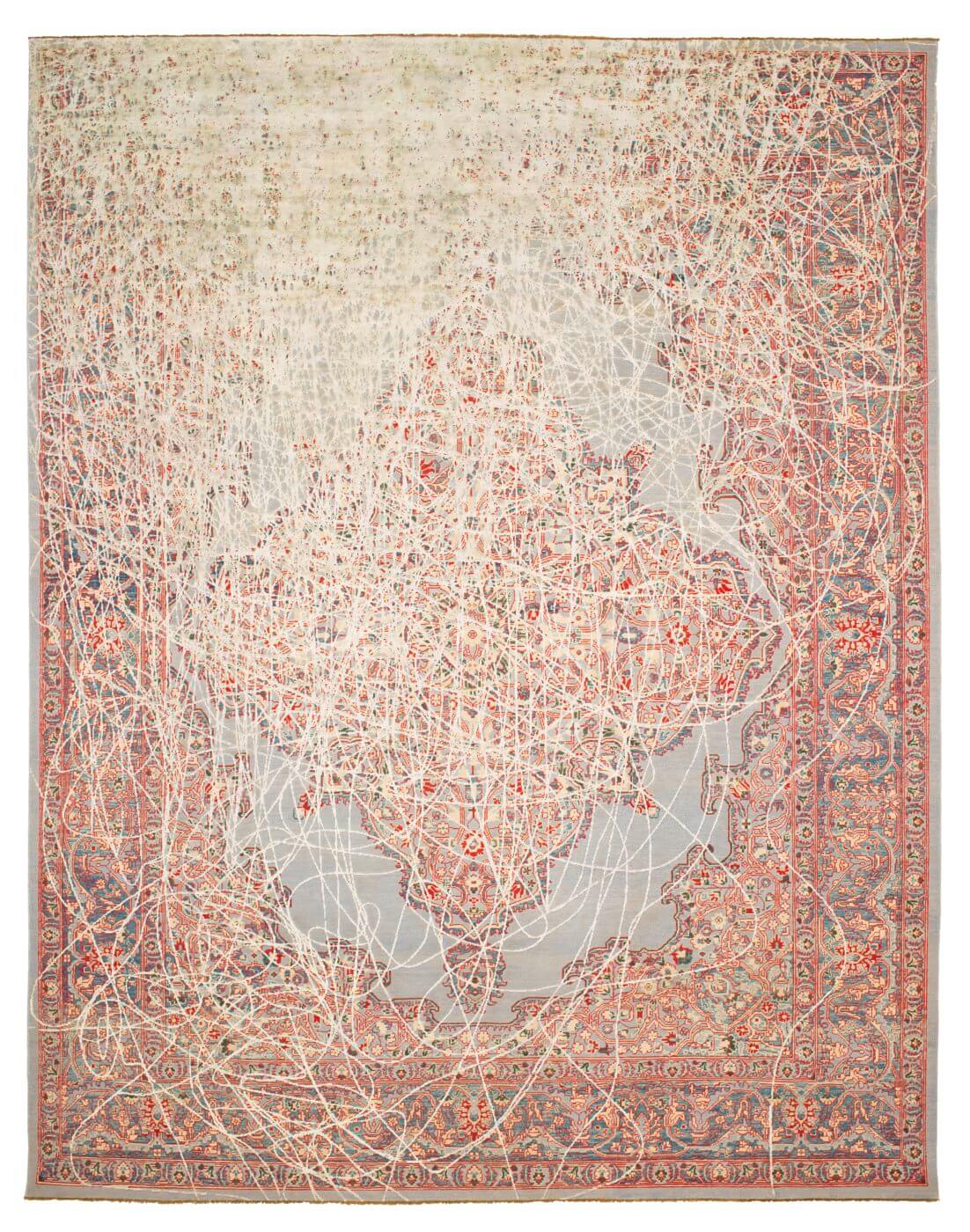 Dywan Tabriz Fashion Tohuwabohu Silvergrey Silvergrey Silk | Rozmiar: 200 x 300 cm