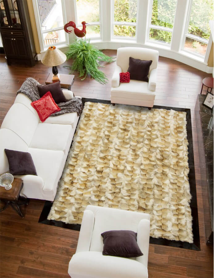 Dywan Wolf Yellow 820 | Rozmiar: 210 x 210 cm