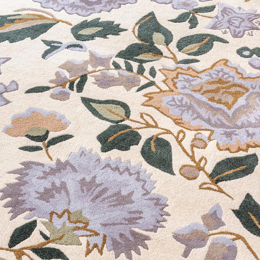 Dywan Wendling Floral Heather Pu | Rozmiar: 200 x 280 cm
