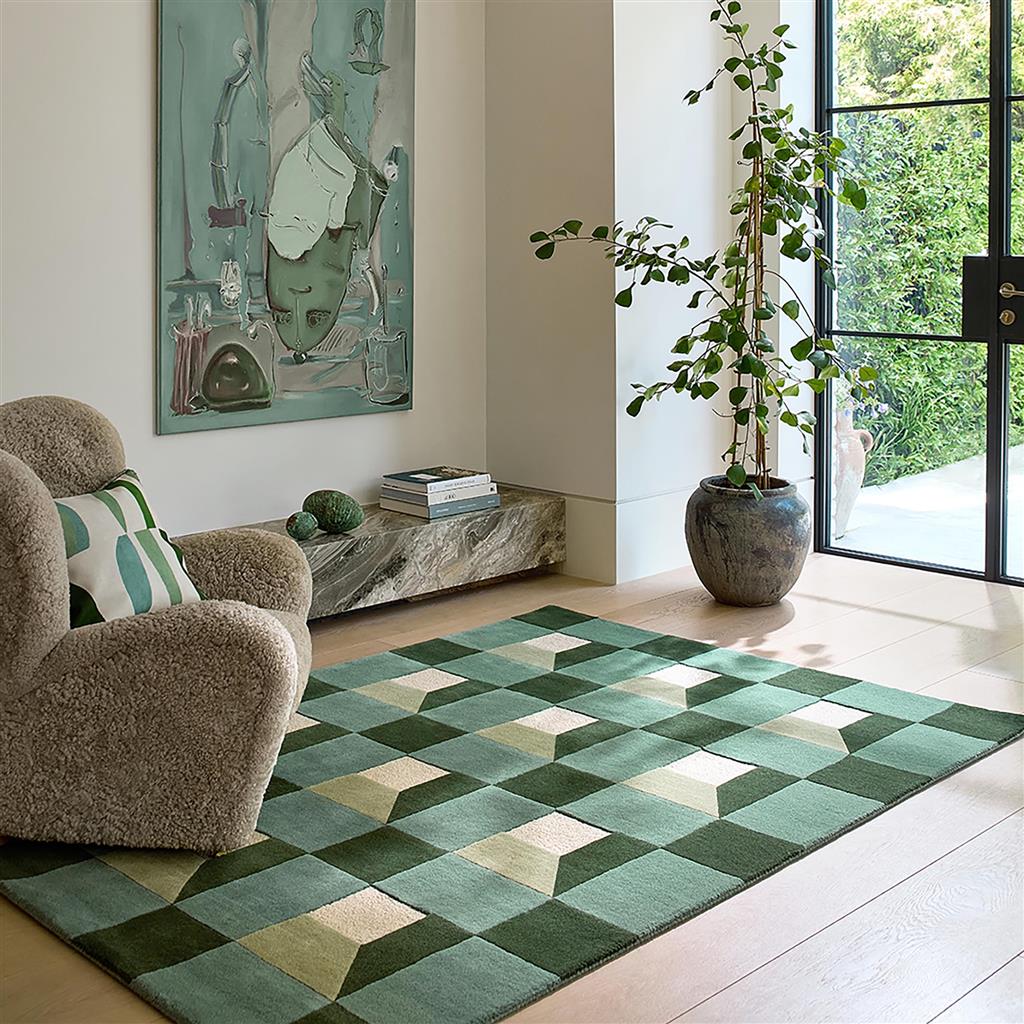 Dywan Blocks Fern | Rozmiar: 250 x 350 cm