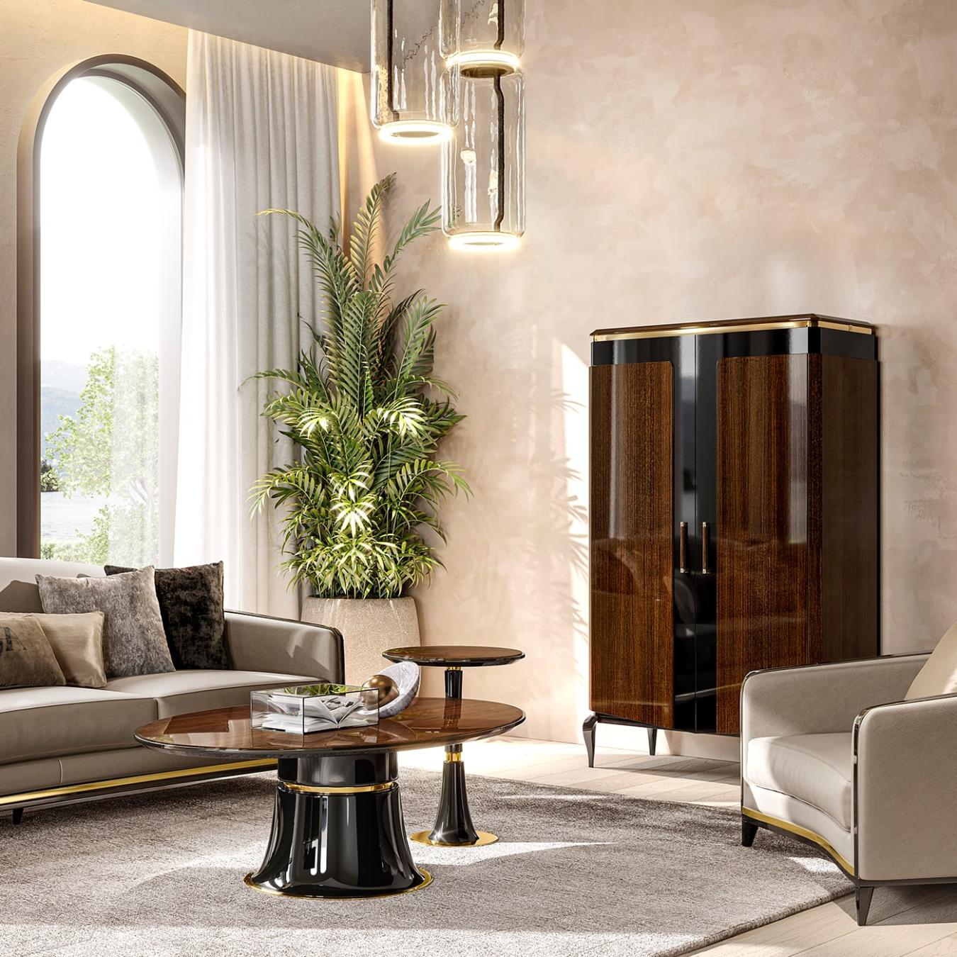 Dwudrzwiowa szafka barowa Elegance