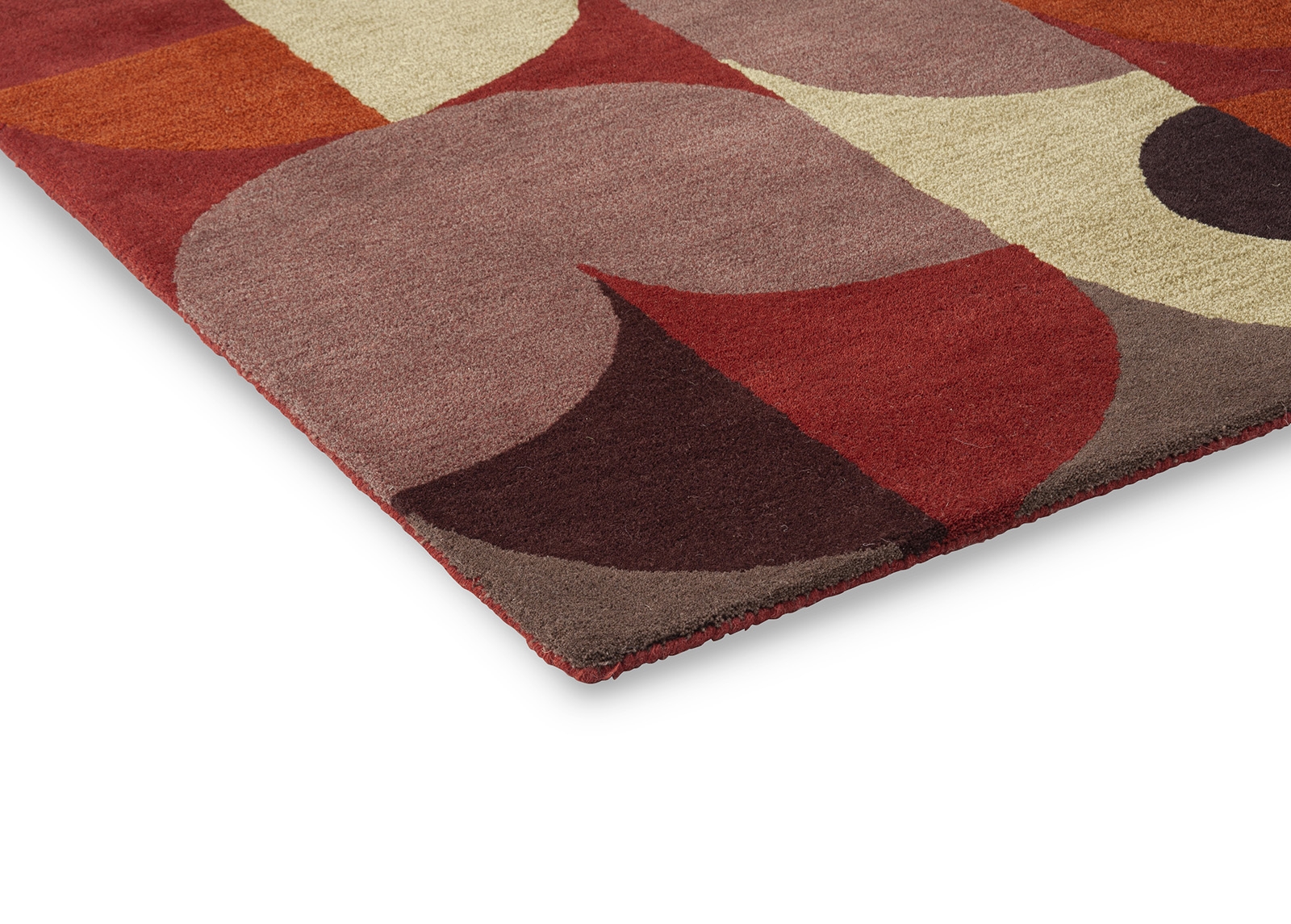 Dywan Decor Cosmo Red Pale Green 95203 | Rozmiar: 160 x 230 cm