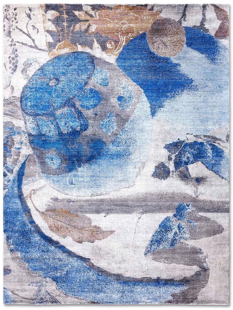 Dywan Blue Lemon Original on Grey | Rozmiar: 305 x 427 cm