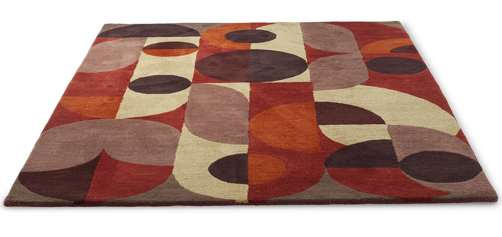 Dywan Decor Cosmo Red Pale Green 95203 | Rozmiar: 160 x 230 cm