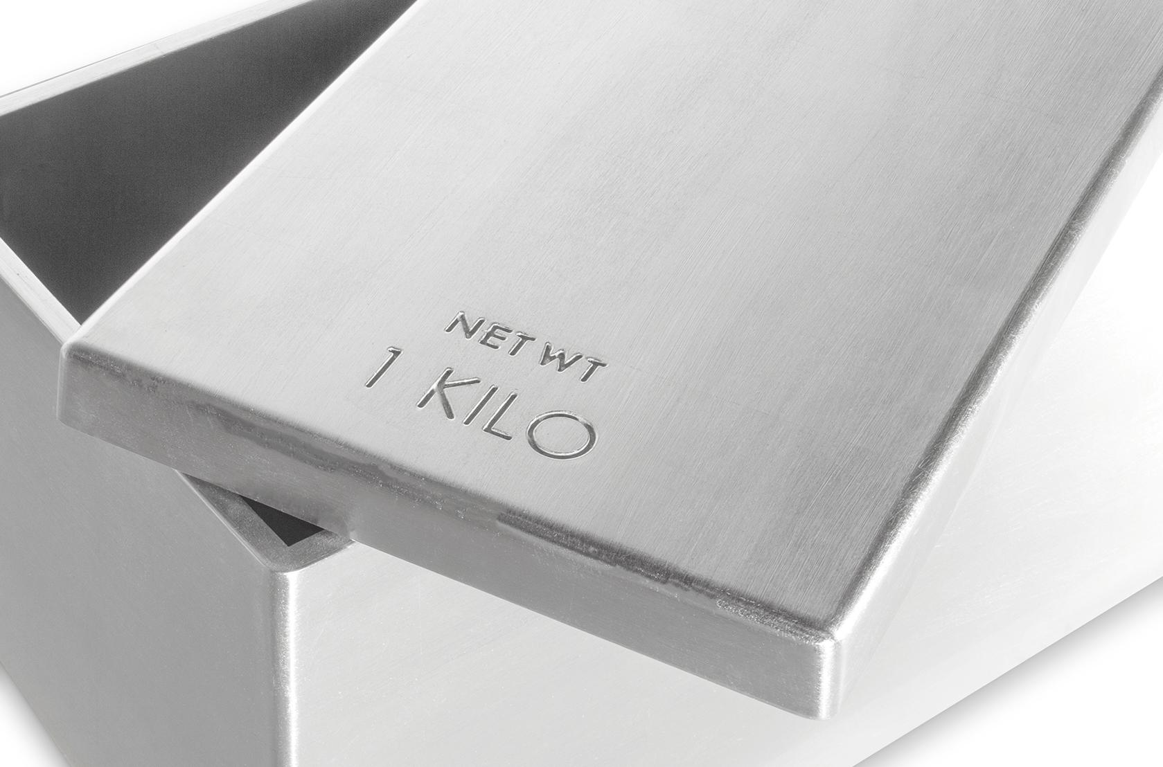 Srebrna skrzynia na zabawki Lunar