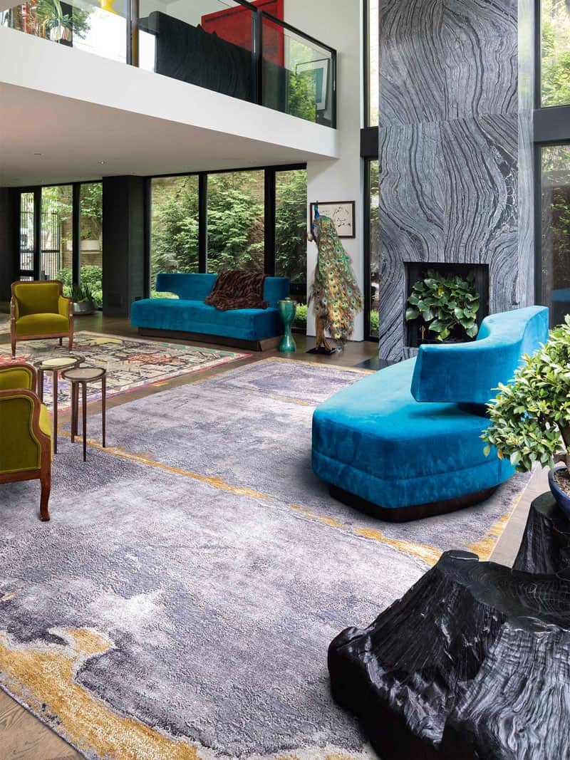 Dywan No. 15 Silver White Grey