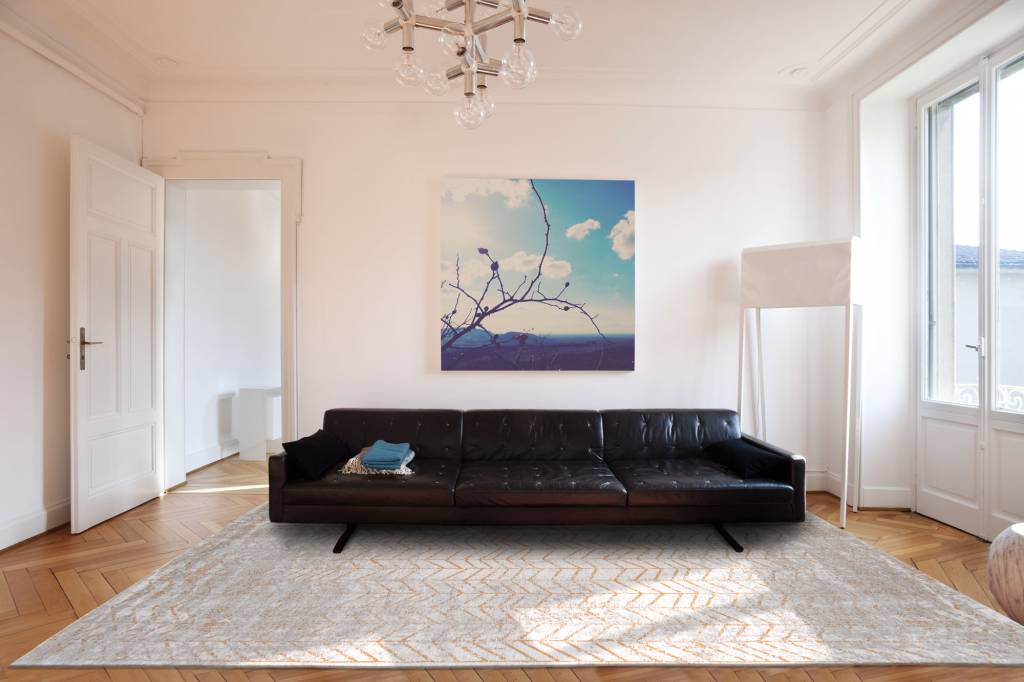 Dywan 8928 Central Yellow | Rozmiar: 140 x 200 cm