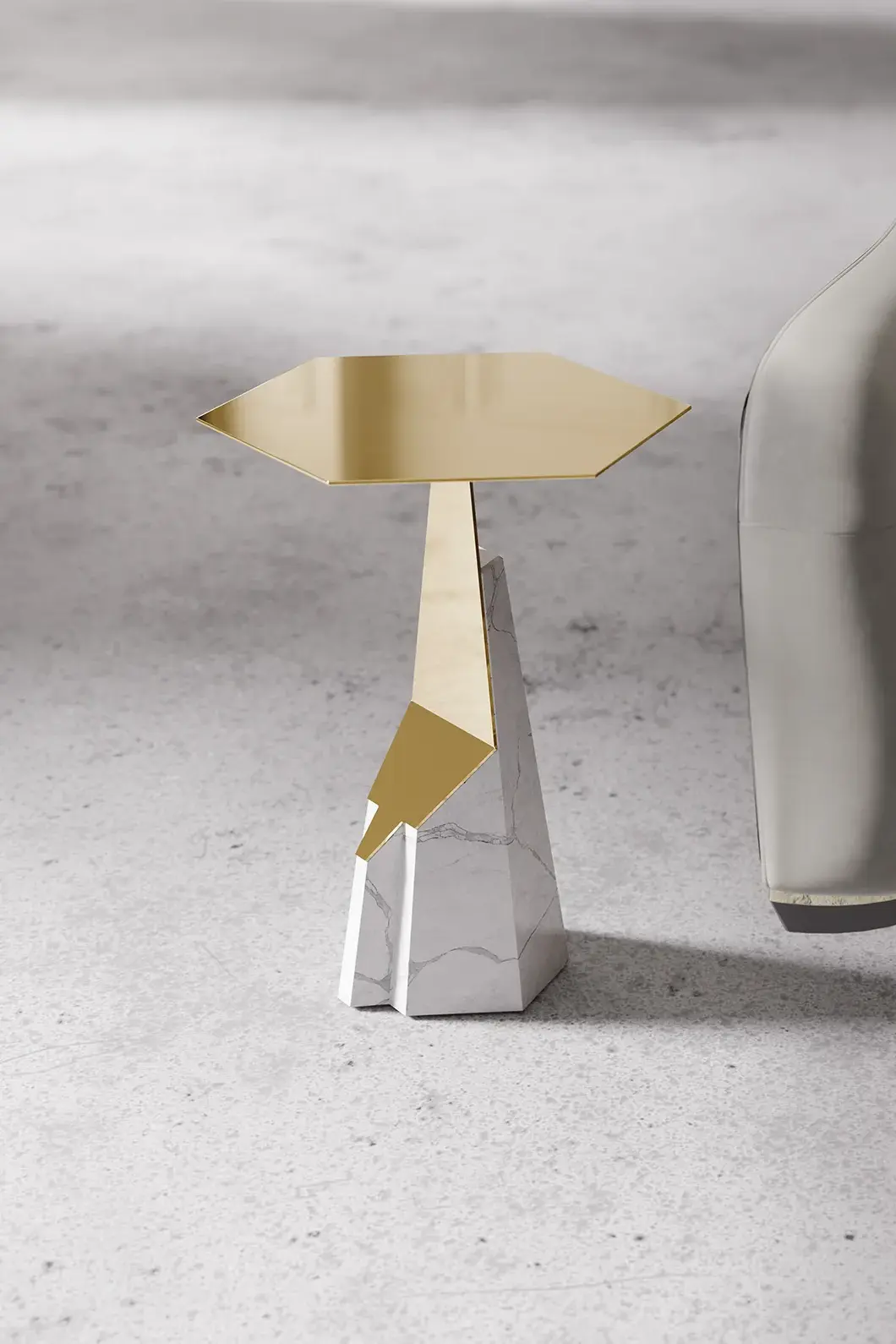 Stolik boczny Halo czarny