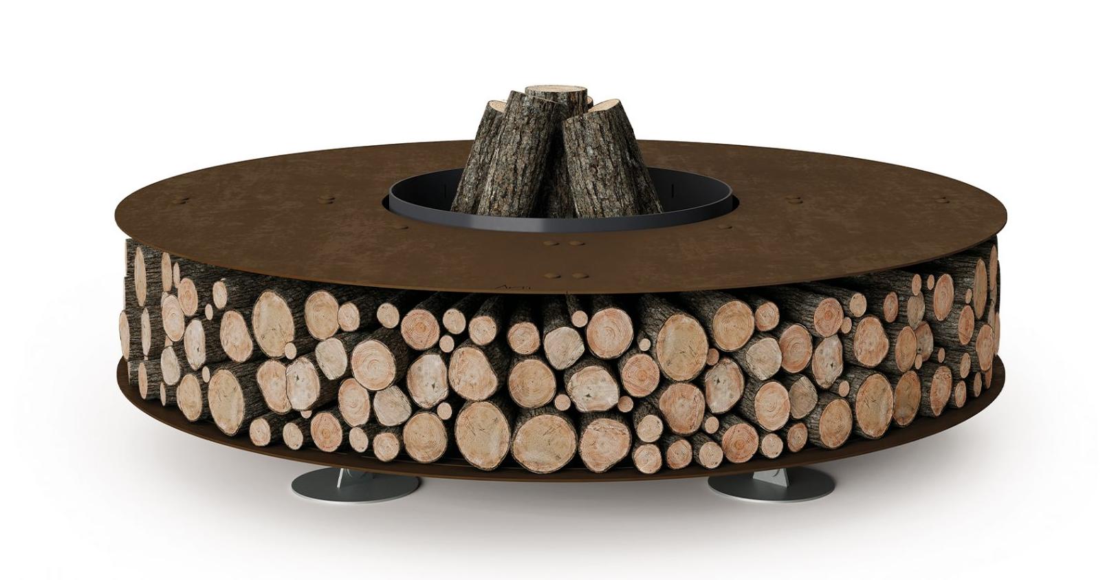 Zero Steel palenisko ogrodowe | Wykończeniowy: Corten | Wymiary: Ø 100 cm