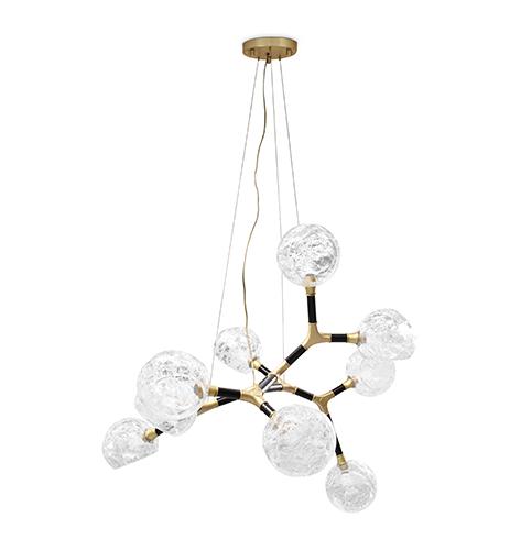 Lampa wisząca nieregularna wieloabażurowa