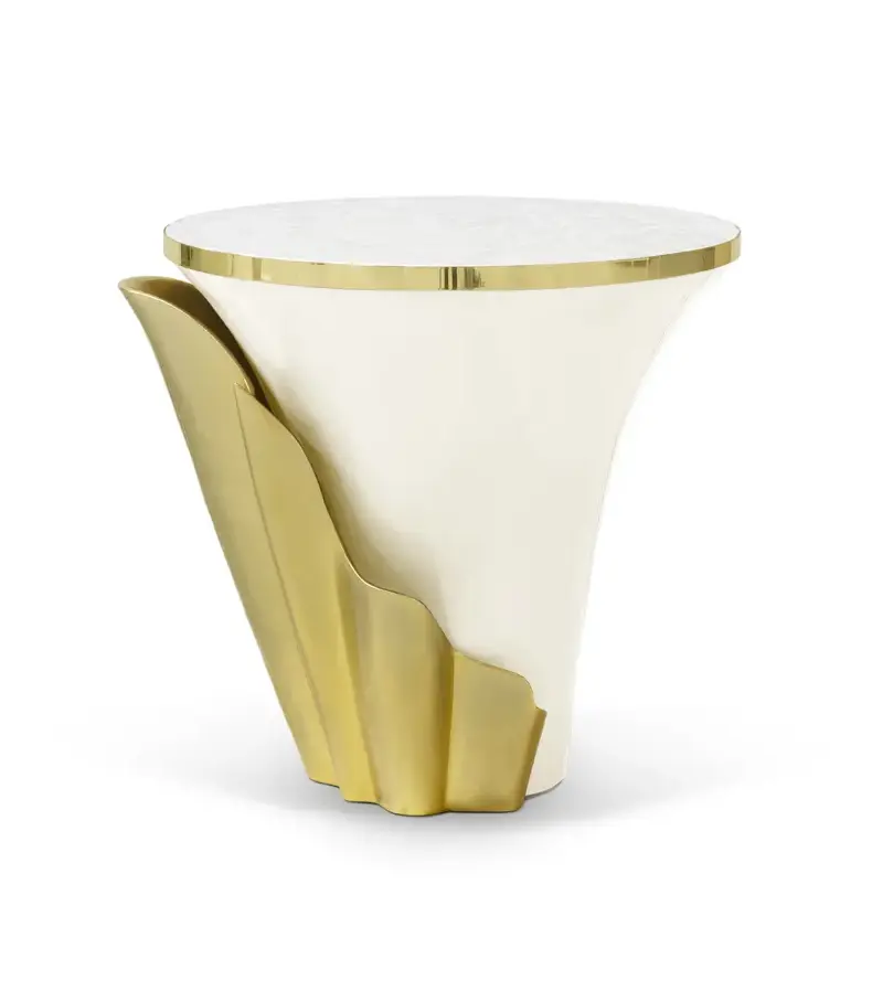 Stolik boczny Solstice z macicą perłową