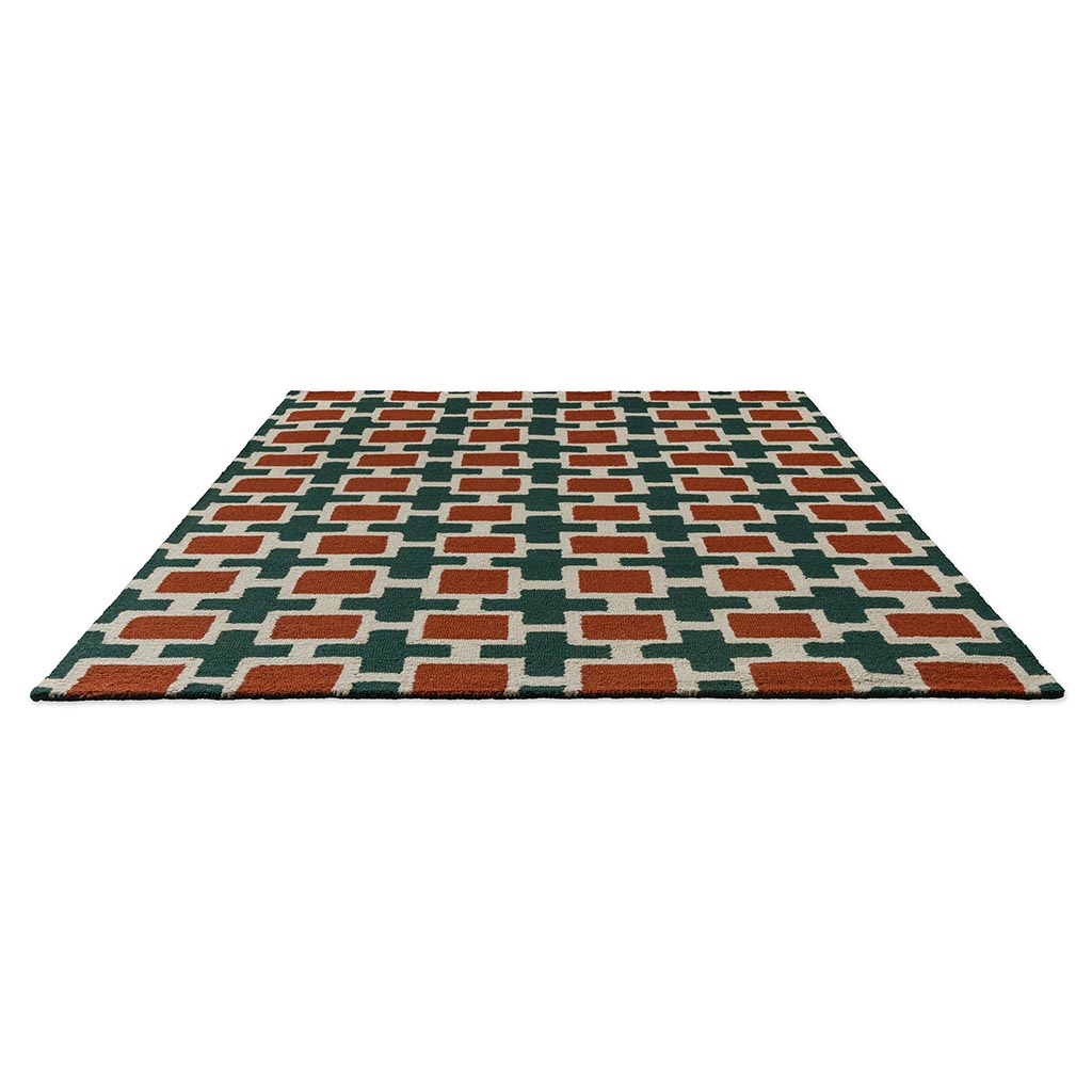 Dywan Hatch Rust | Rozmiar: 200 x 280 cm