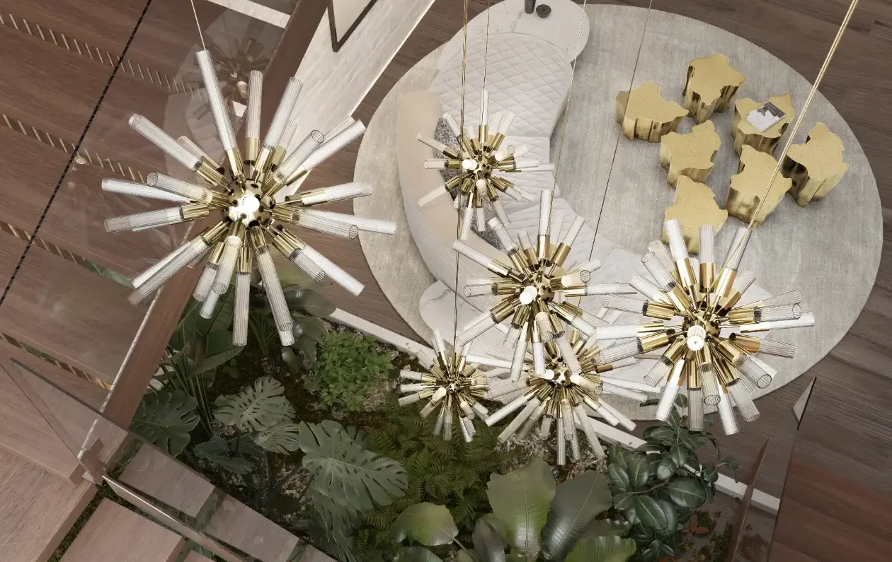 Lampa wisząca Cascade Sputnik
