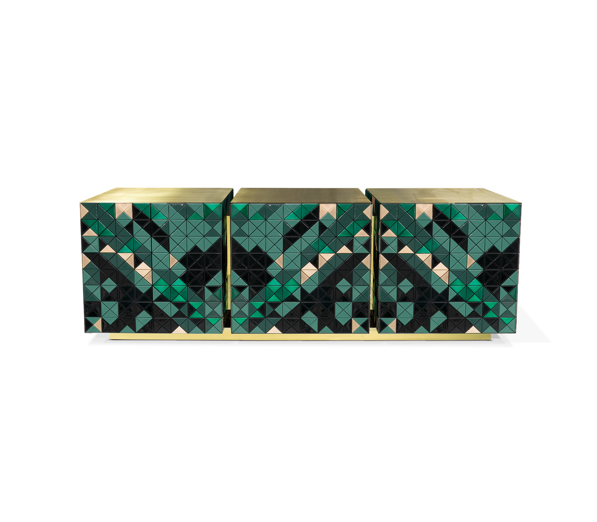 Zielony kredens Mosaic