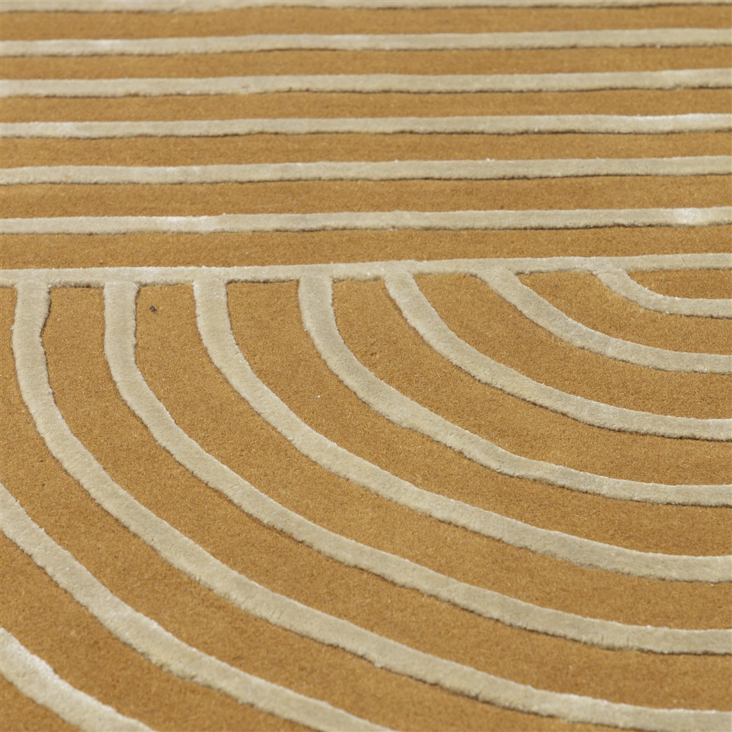 Dywan Stripes Złoty