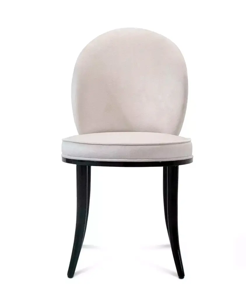 Krzesło jadalniane Mistral z oparciem z piór Folie