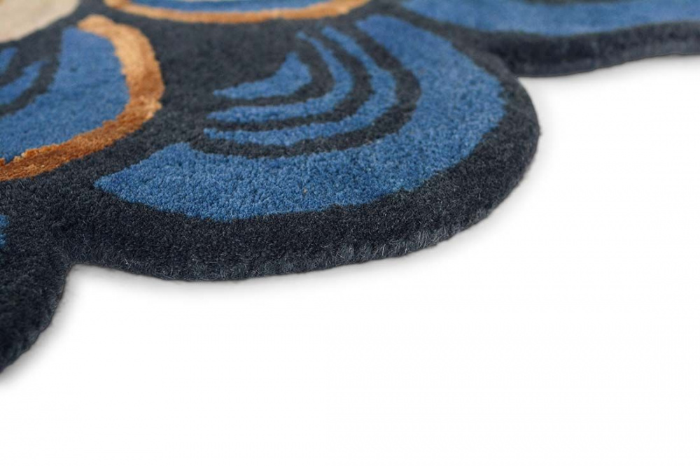 Dywan Masquerade Blue Circle 160008 | Rozmiar: Ø 150 cm