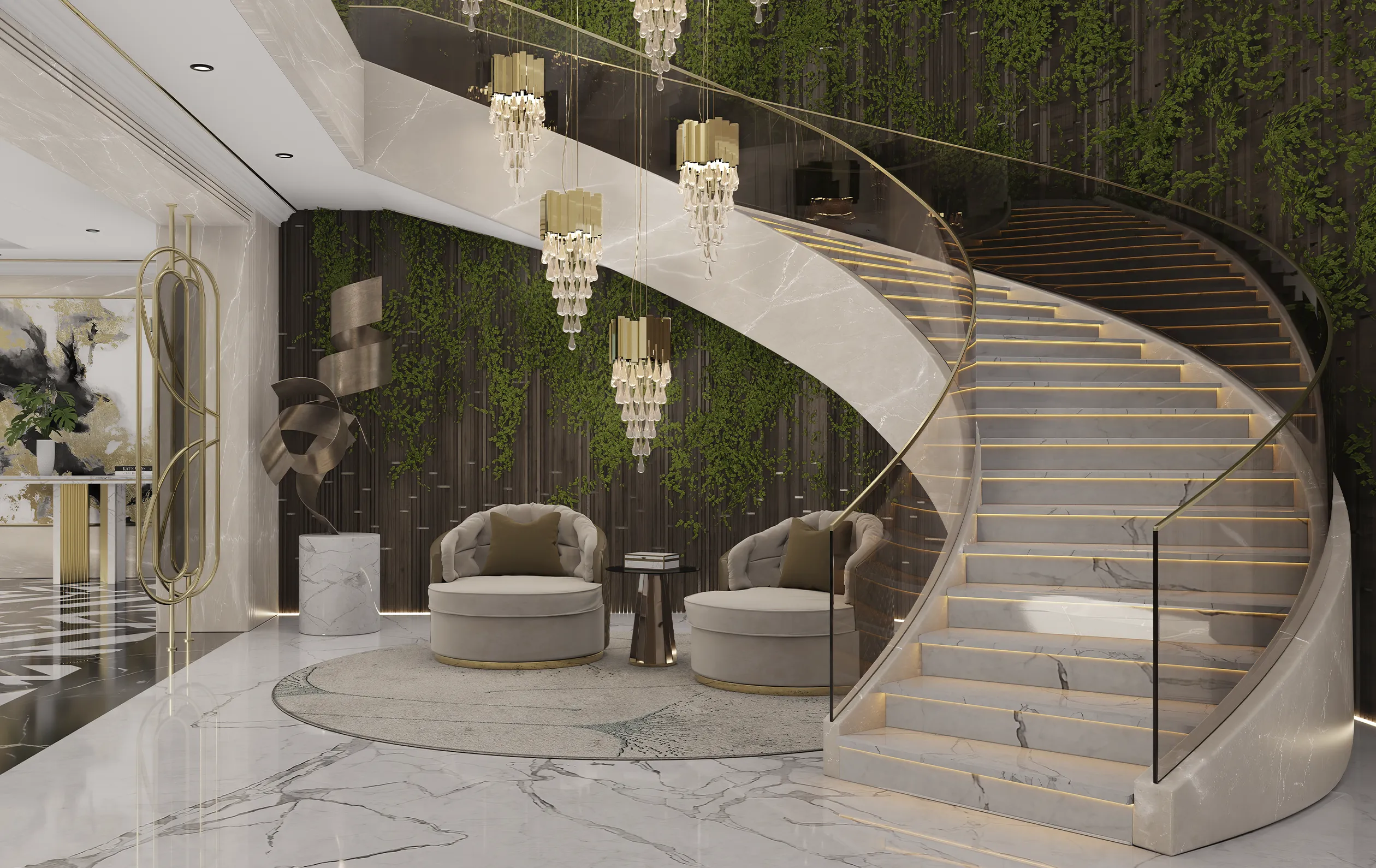 Obrotowy fotel Luxe - 6