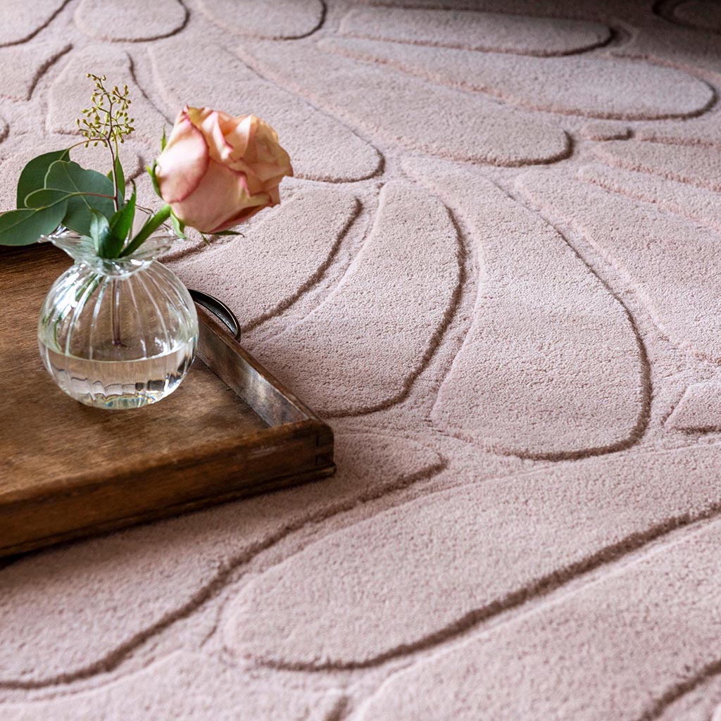 Dywan Coleby Petals Chalk Pink | Rozmiar: 140 x 200 cm