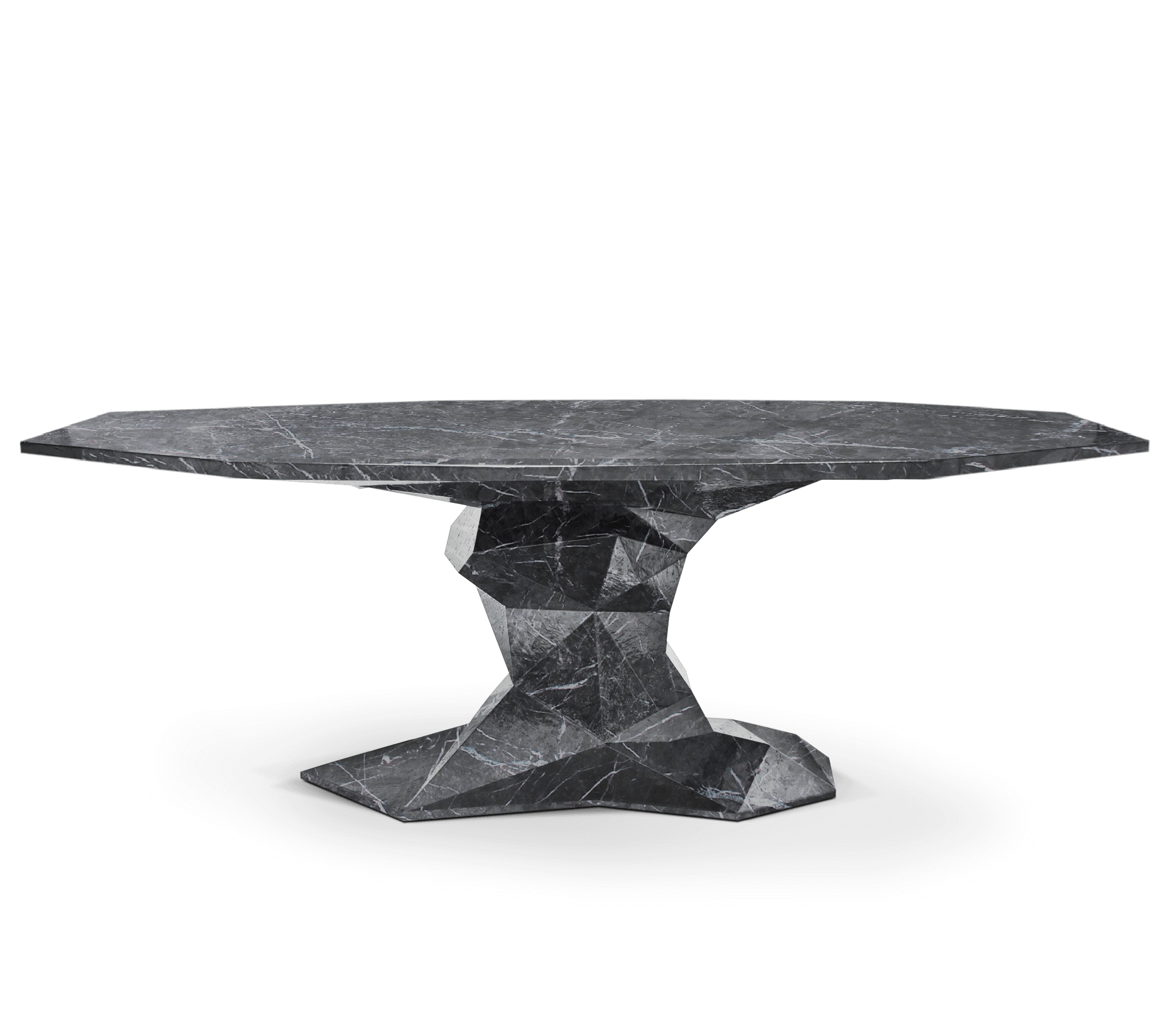 Stół jadalniany Bonsai z imitacji marmuru Luxe