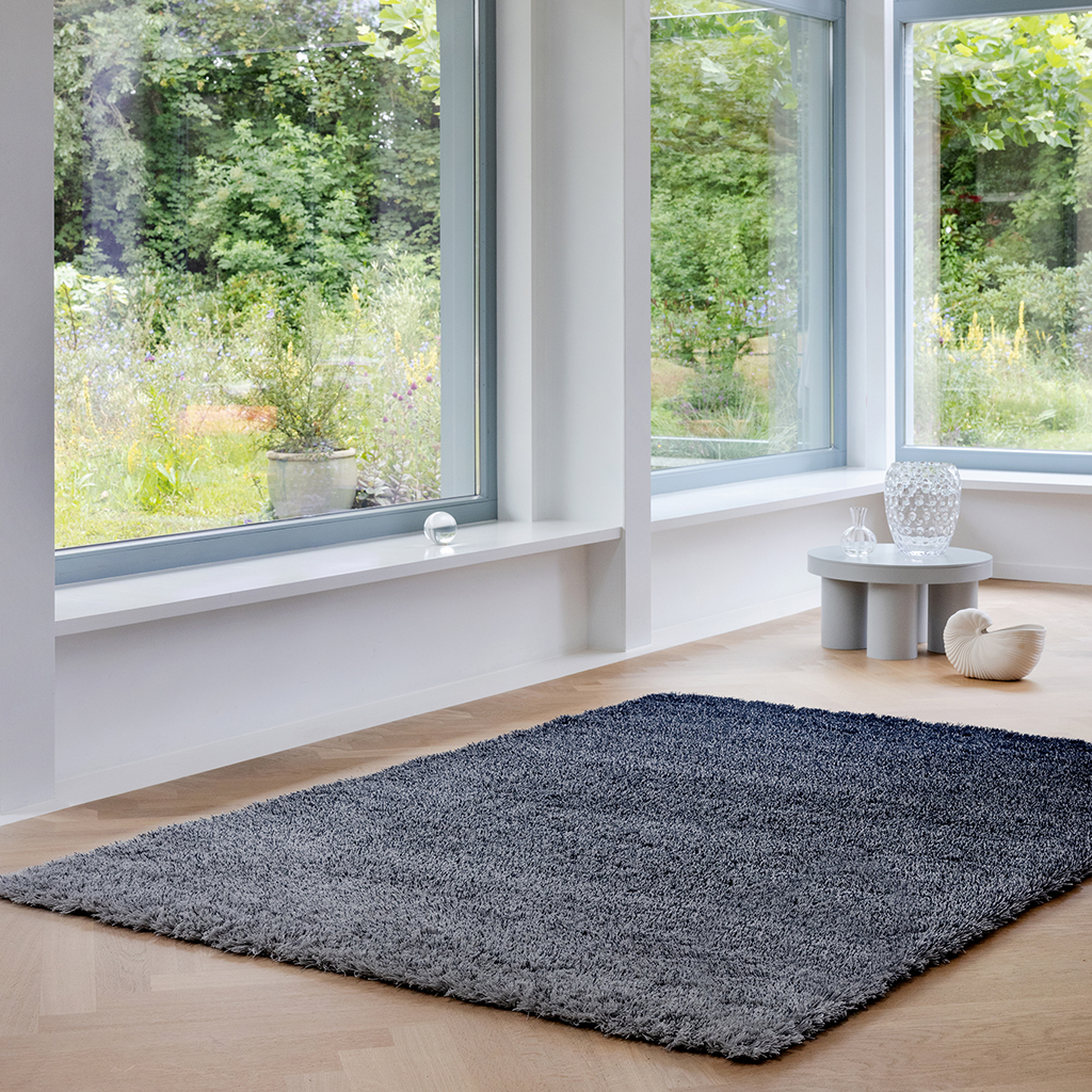 Dywan Shade High silver/polar night 011904 | Rozmiar: 170 x 240 cm