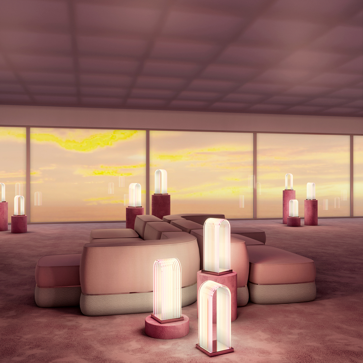 Lampka stołowa Disco