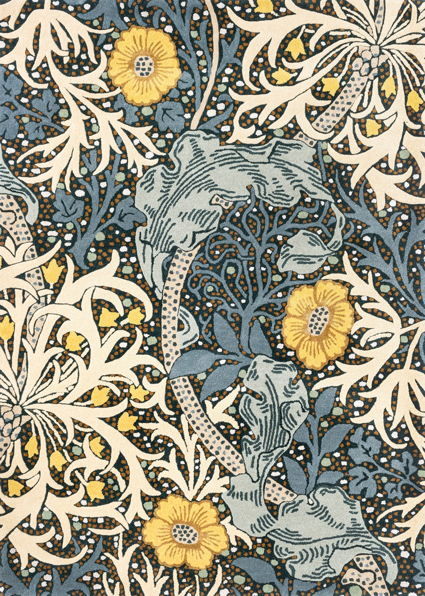 Dywan Seaweed Teal 127008 | Rozmiar: 250 x 350 cm