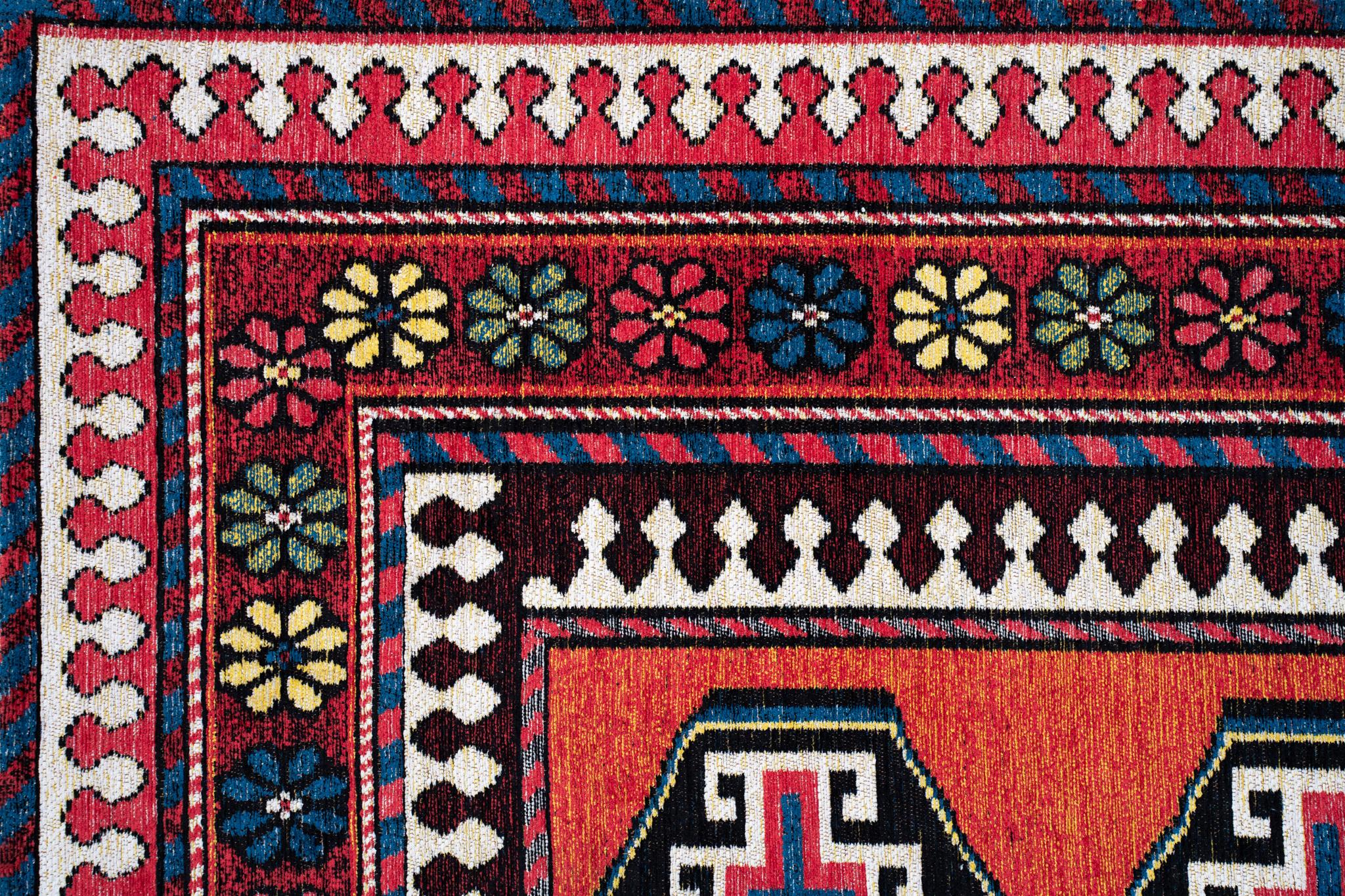 Dywan Red Mix 9844 | Rozmiar: 140 × 200 cm